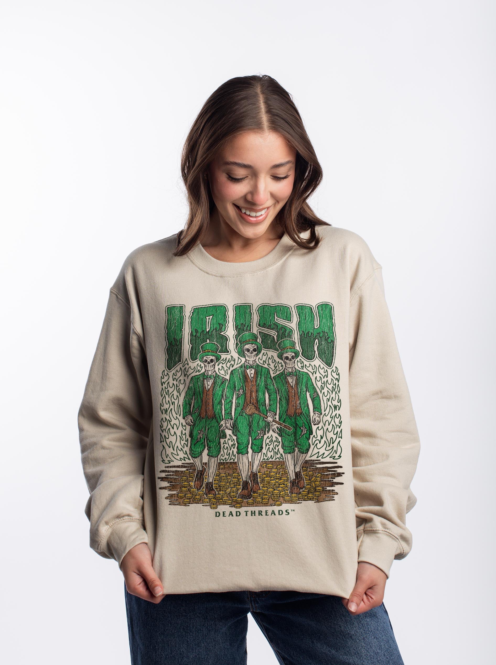 IRISH CREWNECK SWEATSHIRT – Sweatshirt – Dead Threads Apparel