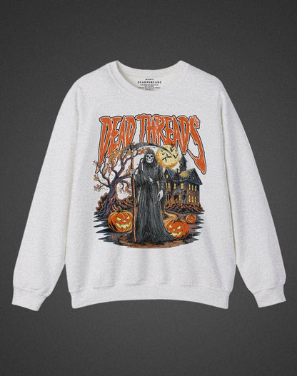 JACK - O - REAPER CREWNECK SWEATSHIRT - Halloween Limited Drop – Sweatshirt – Dead Threads Apparel