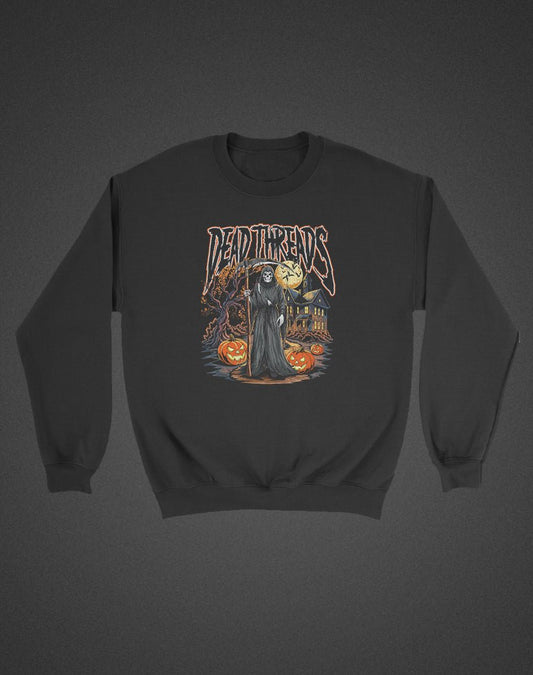 JACK - O - REAPER (KIDS) CREWNECK SWEATSHIRT - Halloween Limited Drop – Kids clothes – Dead Threads Apparel