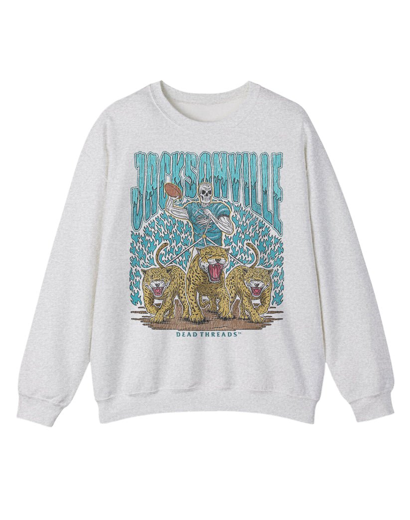 JACKSONVILLE FOOTBALL CREWNECK SWEATSHIRT – Sweatshirt – Dead Threads Apparel