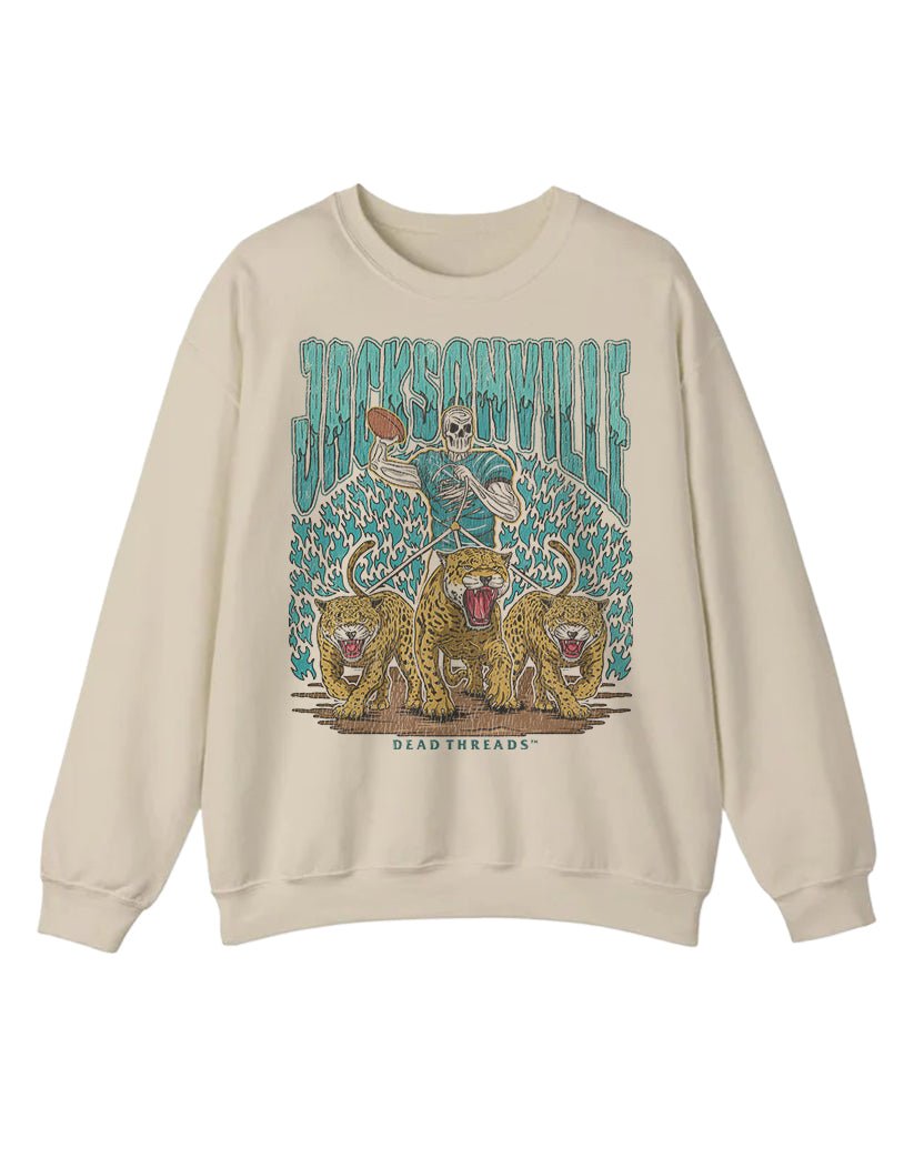 JACKSONVILLE FOOTBALL CREWNECK SWEATSHIRT – Sweatshirt – Dead Threads Apparel