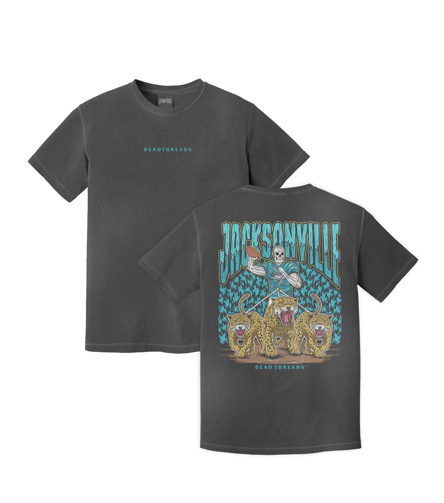 JACKSONVILLE FOOTBALL - “DT ESSENTIAL" PREMIUM T - SHIRT – T-Shirt – Dead Threads Apparel