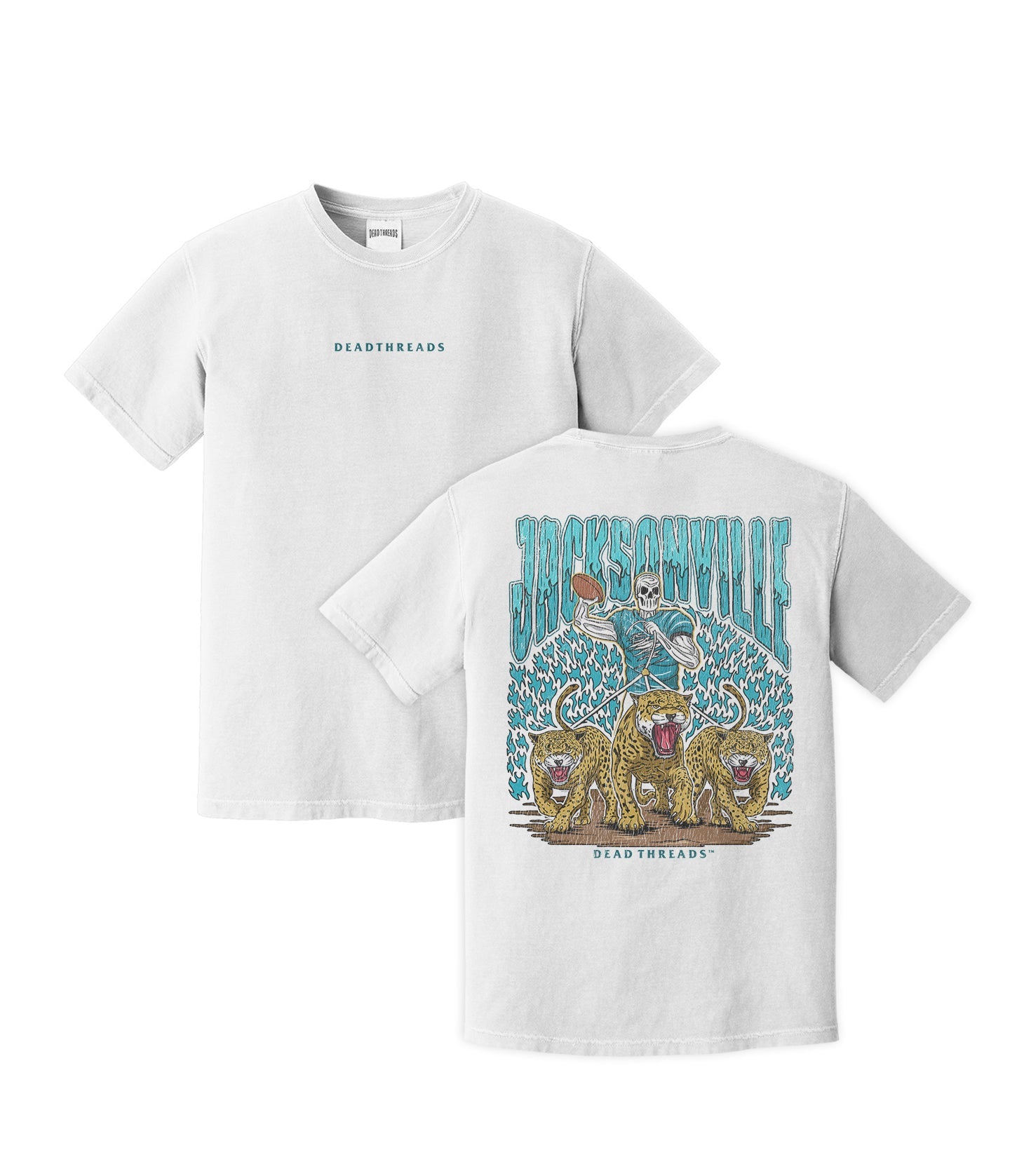 JACKSONVILLE FOOTBALL - “DT ESSENTIAL" PREMIUM T - SHIRT – T-Shirt – Dead Threads Apparel
