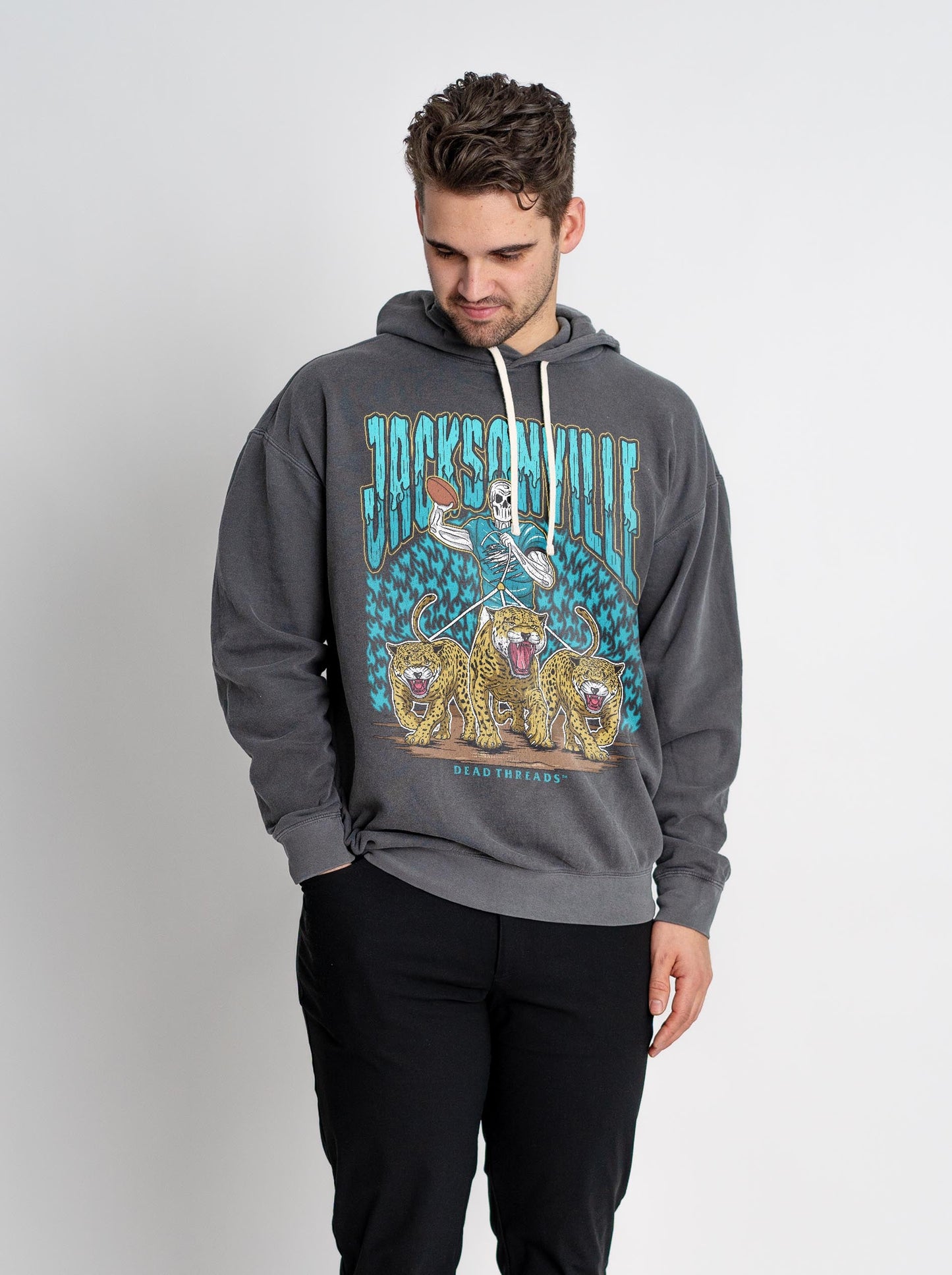 JACKSONVILLE FOOTBALL - LIGHTWEIGHT HOODIE – Lightweight – Dead Threads Apparel