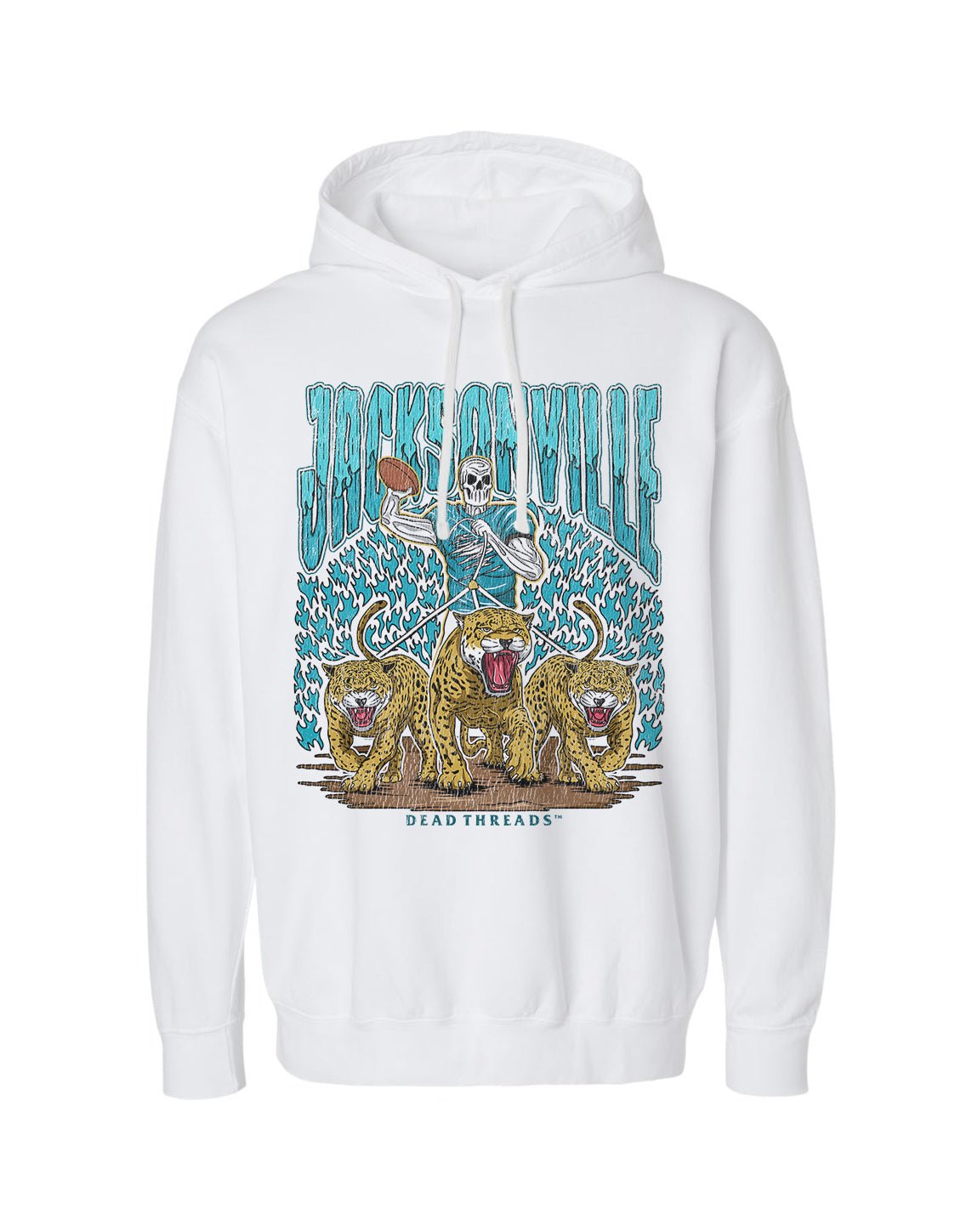 JACKSONVILLE FOOTBALL - LIGHTWEIGHT HOODIE – Lightweight – Dead Threads Apparel