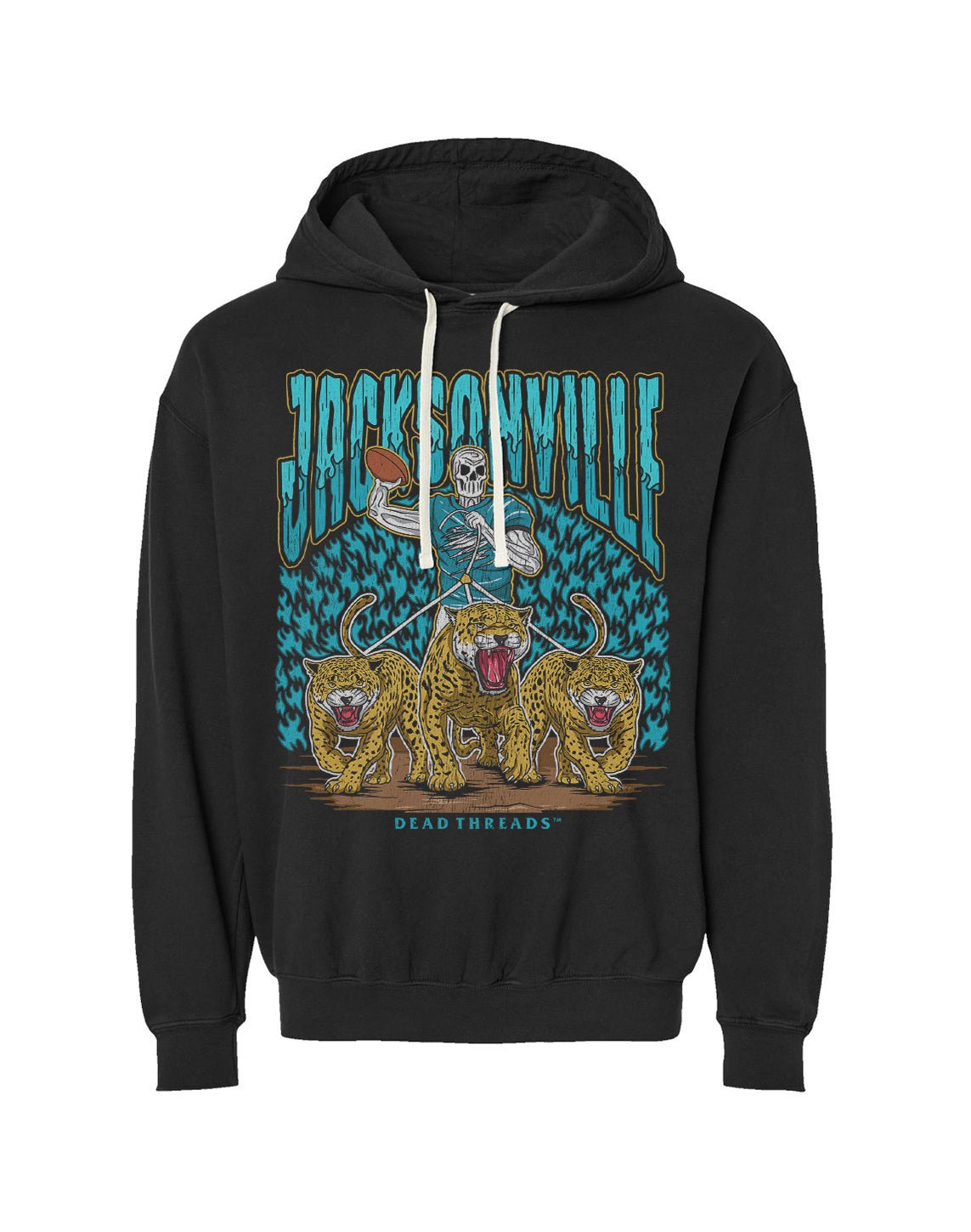 JACKSONVILLE FOOTBALL - LIGHTWEIGHT HOODIE – Lightweight – Dead Threads Apparel