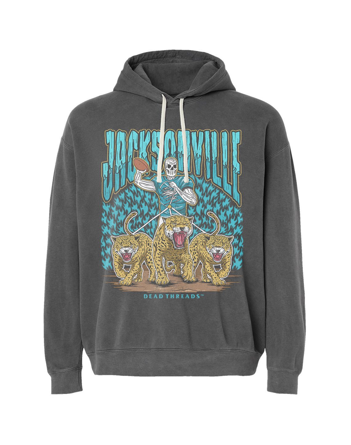 JACKSONVILLE FOOTBALL - LIGHTWEIGHT HOODIE – Lightweight – Dead Threads Apparel