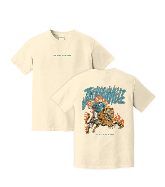 JACKSONVILLE FOOTBALL v2 - “DT ESSENTIAL" PREMIUM T - SHIRT – T-Shirt – Dead Threads Apparel