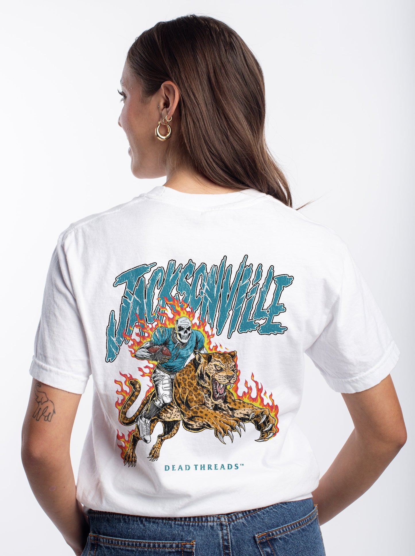 JACKSONVILLE FOOTBALL v2 - “DT ESSENTIAL" PREMIUM T - SHIRT – T-Shirt – Dead Threads Apparel