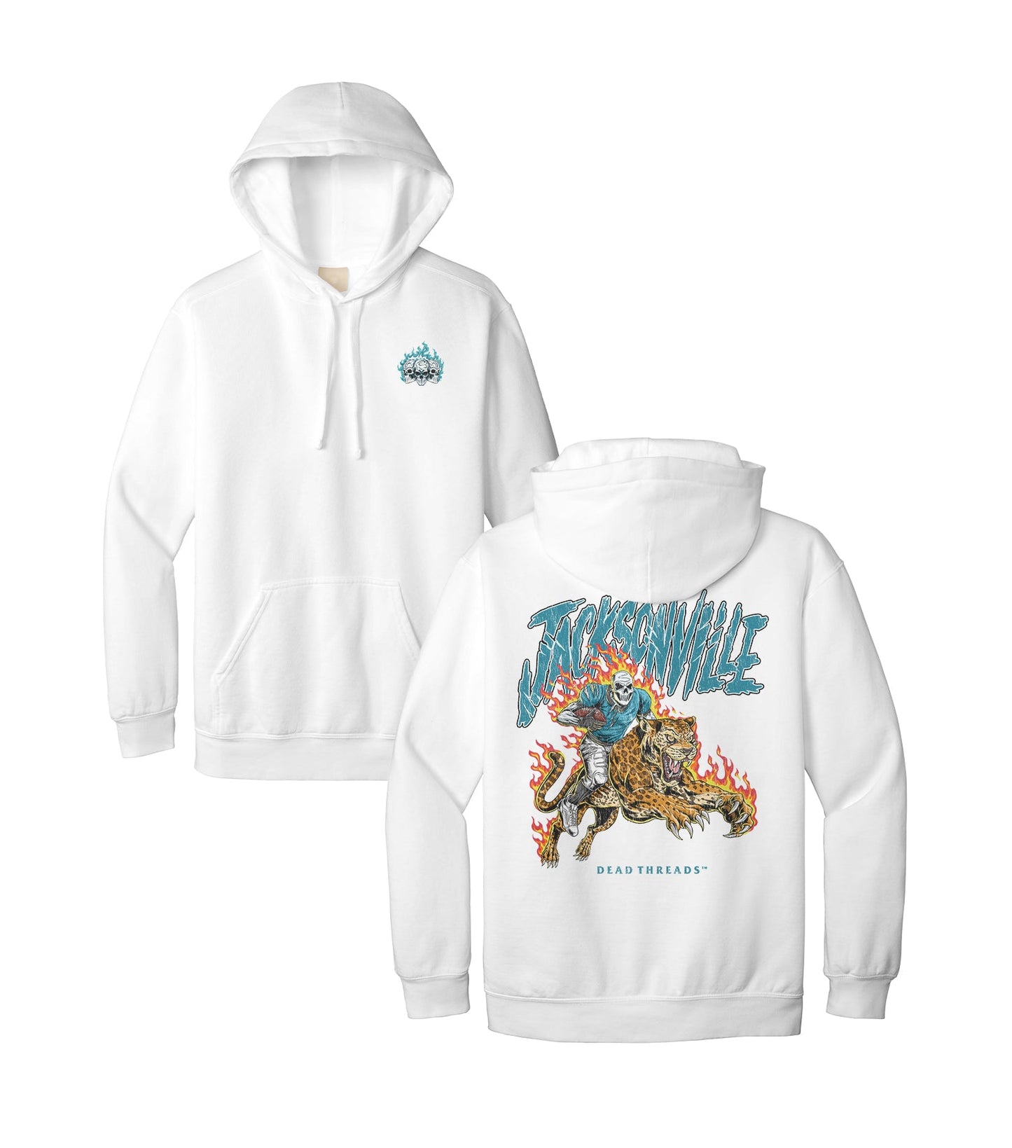 JACKSONVILLE FOOTBALL v2 - HOODIE – Hoodie – Dead Threads Apparel