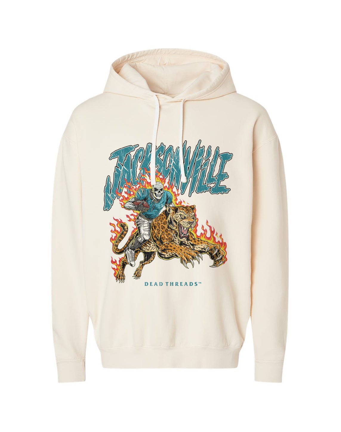 JACKSONVILLE FOOTBALL v2 - LIGHTWEIGHT HOODIE – Lightweight – Dead Threads Apparel