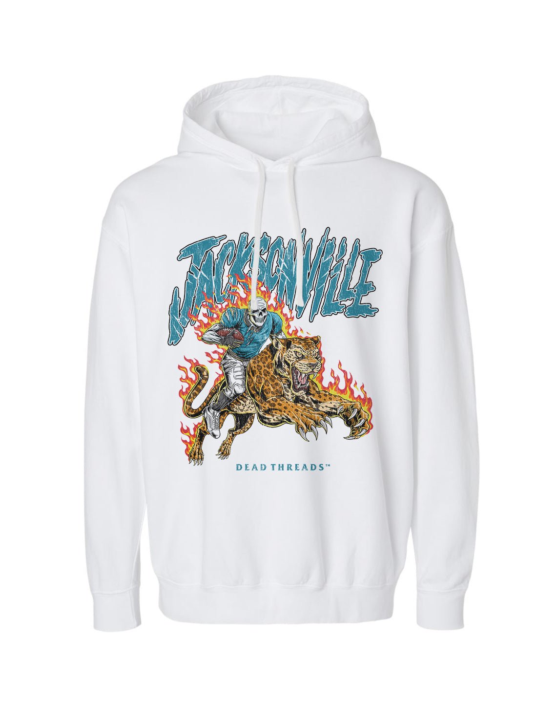 JACKSONVILLE FOOTBALL v2 - LIGHTWEIGHT HOODIE – Lightweight – Dead Threads Apparel