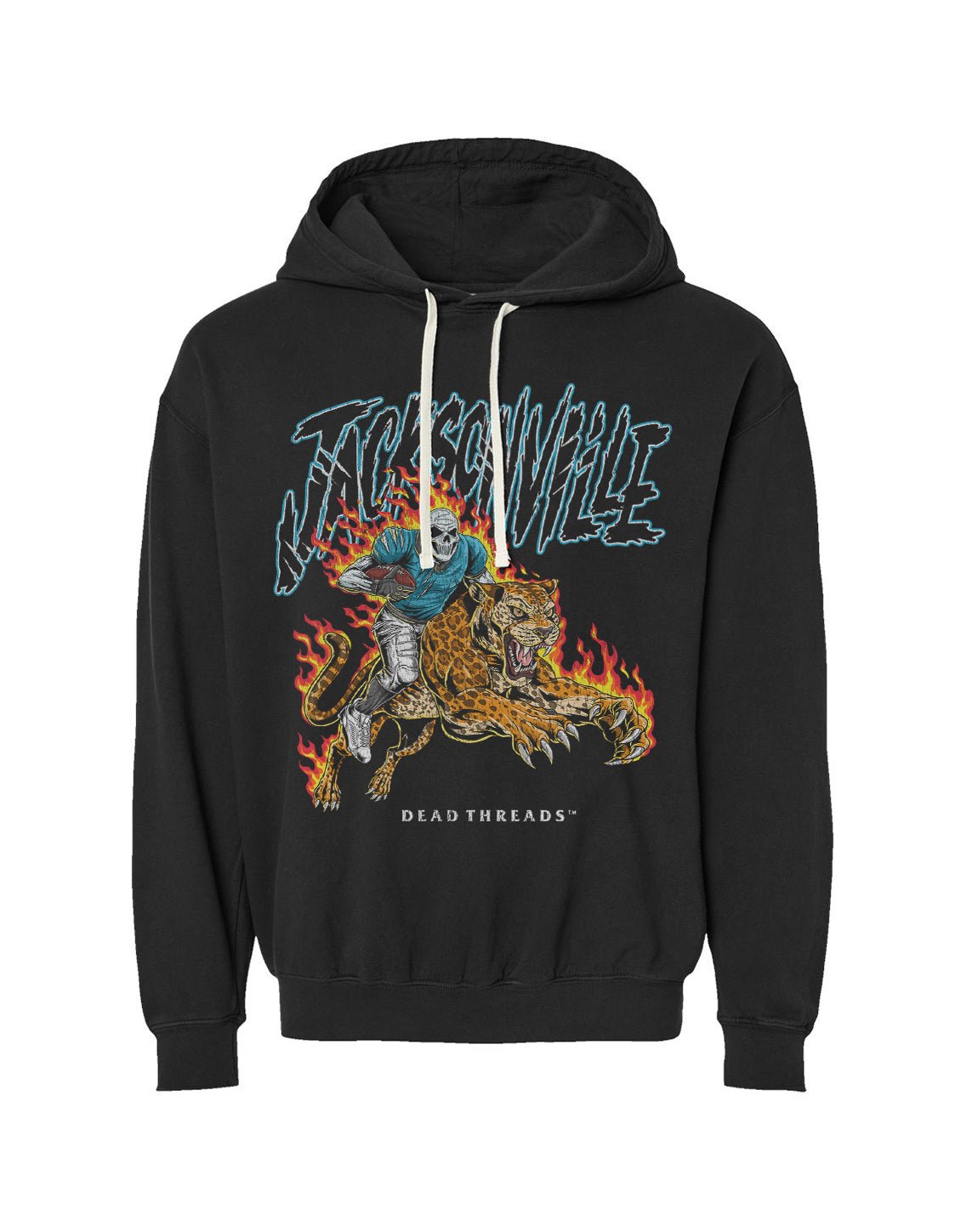 JACKSONVILLE FOOTBALL v2 - LIGHTWEIGHT HOODIE – Lightweight – Dead Threads Apparel