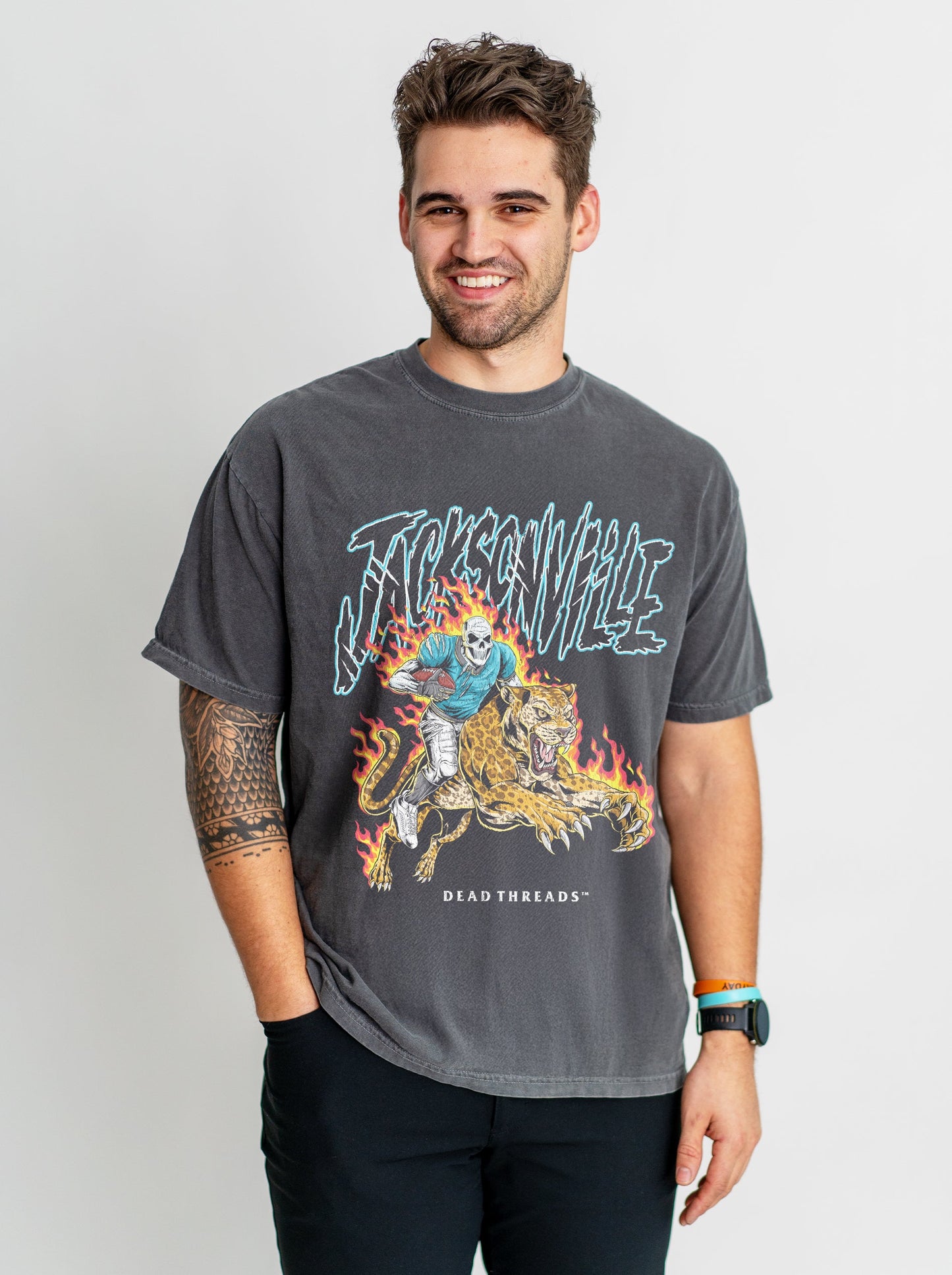 JACKSONVILLE FOOTBALL v2 – T-Shirt – Dead Threads Apparel