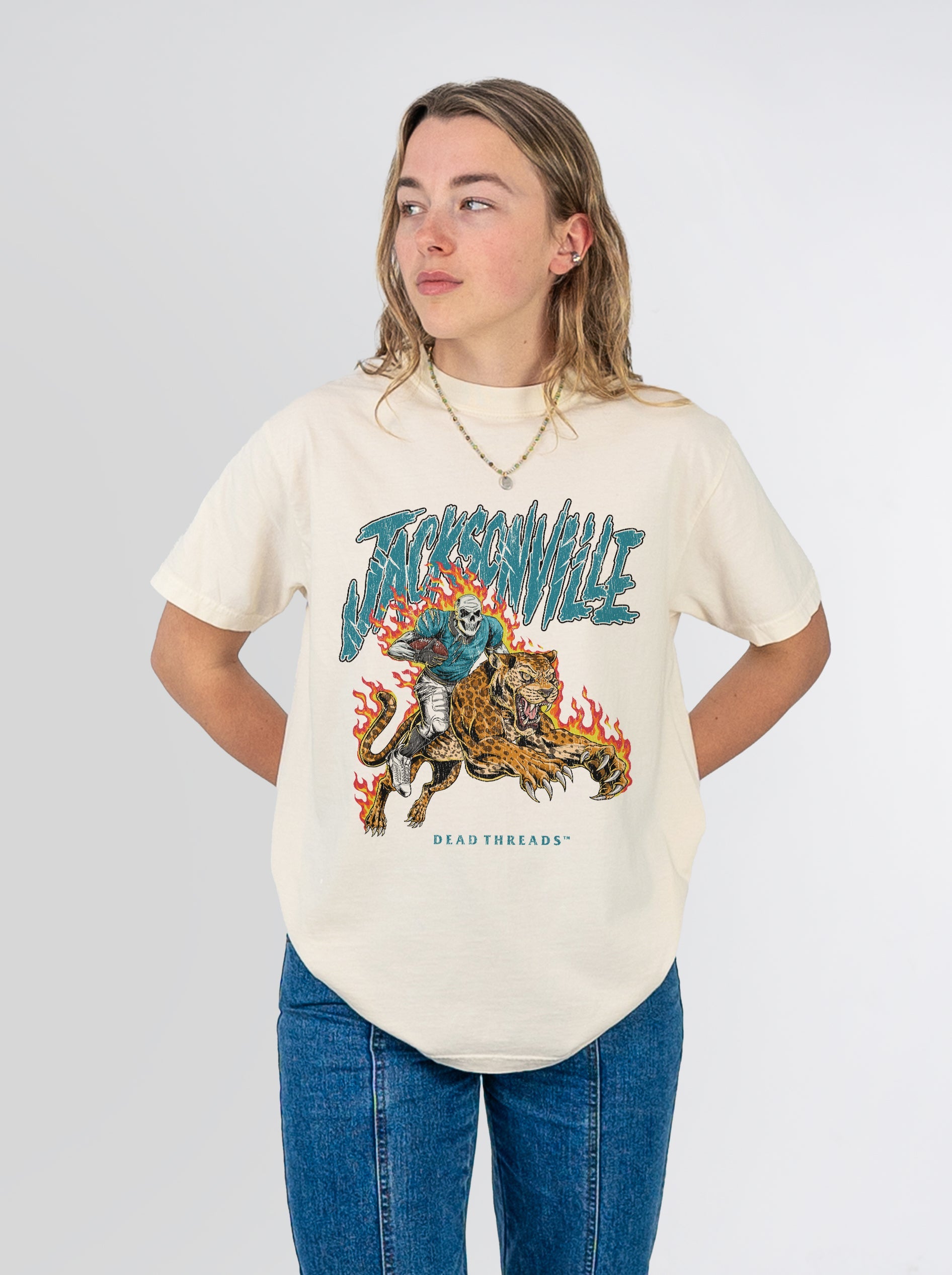 JACKSONVILLE FOOTBALL v2 – T-Shirt – Dead Threads Apparel