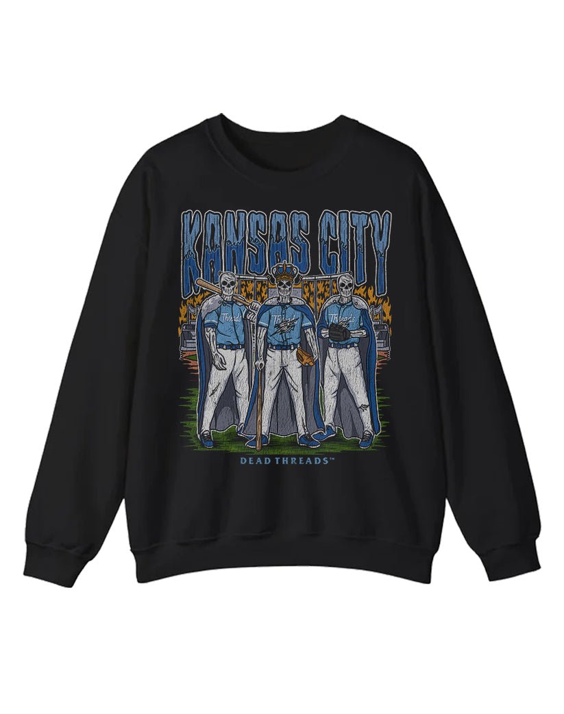 KANSAS CITY BASEBALL CREWNECK SWEATSHIRT – Sweatshirt – Dead Threads Apparel
