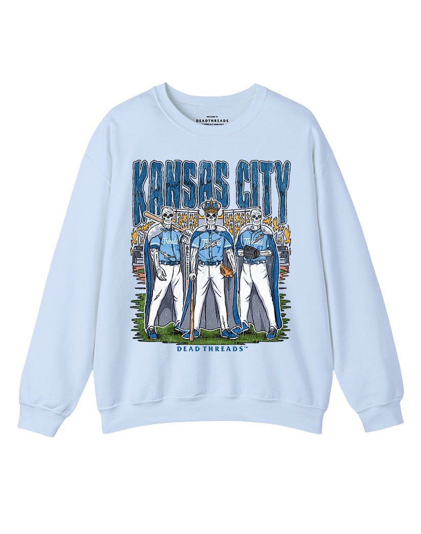 KANSAS CITY BASEBALL CREWNECK SWEATSHIRT – Sweatshirt – Dead Threads Apparel