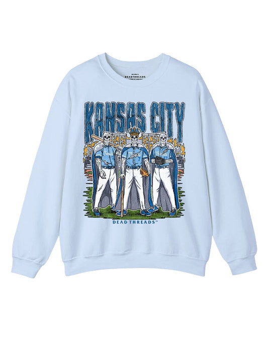 KANSAS CITY BASEBALL CREWNECK SWEATSHIRT – Sweatshirt – Dead Threads Apparel