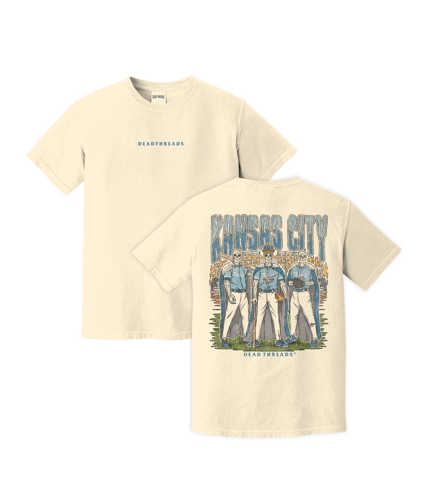 KANSAS CITY BASEBALL - “DT ESSENTIAL" PREMIUM T - SHIRT – T-Shirt – Dead Threads Apparel