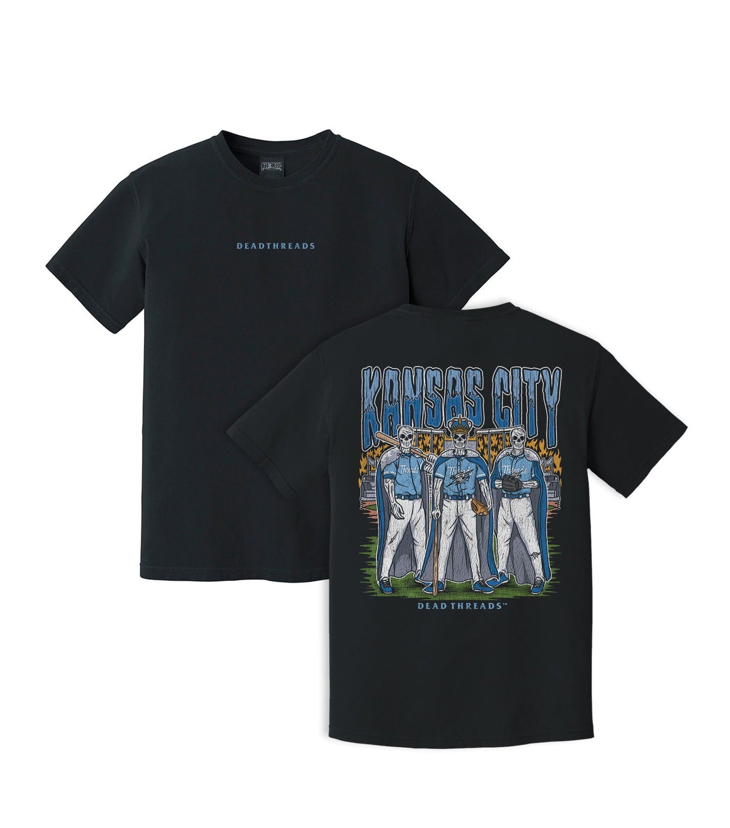 KANSAS CITY BASEBALL - “DT ESSENTIAL" PREMIUM T - SHIRT – T-Shirt – Dead Threads Apparel