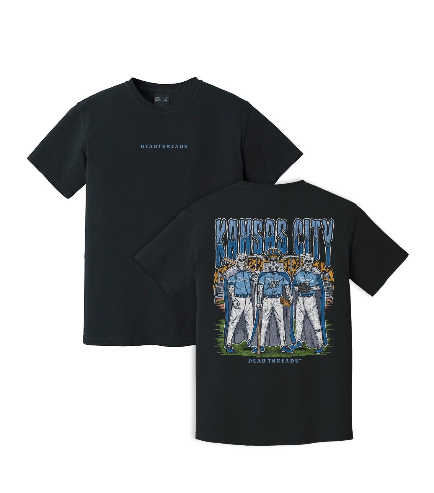 KANSAS CITY BASEBALL - “DT ESSENTIAL" PREMIUM T - SHIRT – T-Shirt – Dead Threads Apparel