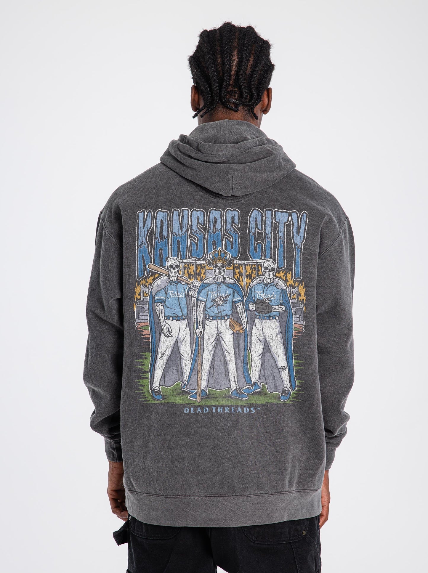 KANSAS CITY BASEBALL - HOODIE – Hoodie – Dead Threads Apparel