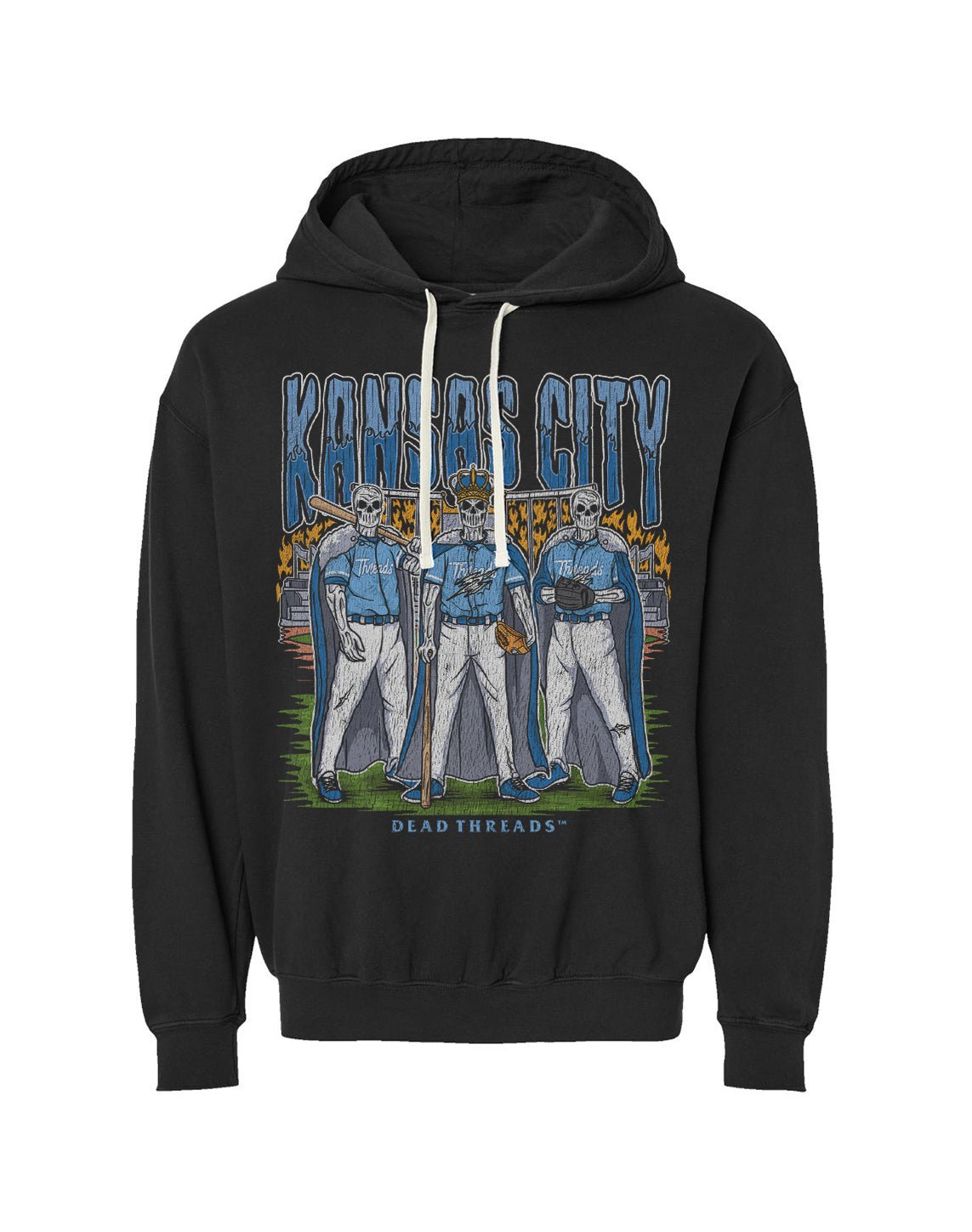 KANSAS CITY BASEBALL - LIGHTWEIGHT HOODIE – Lightweight – Dead Threads Apparel