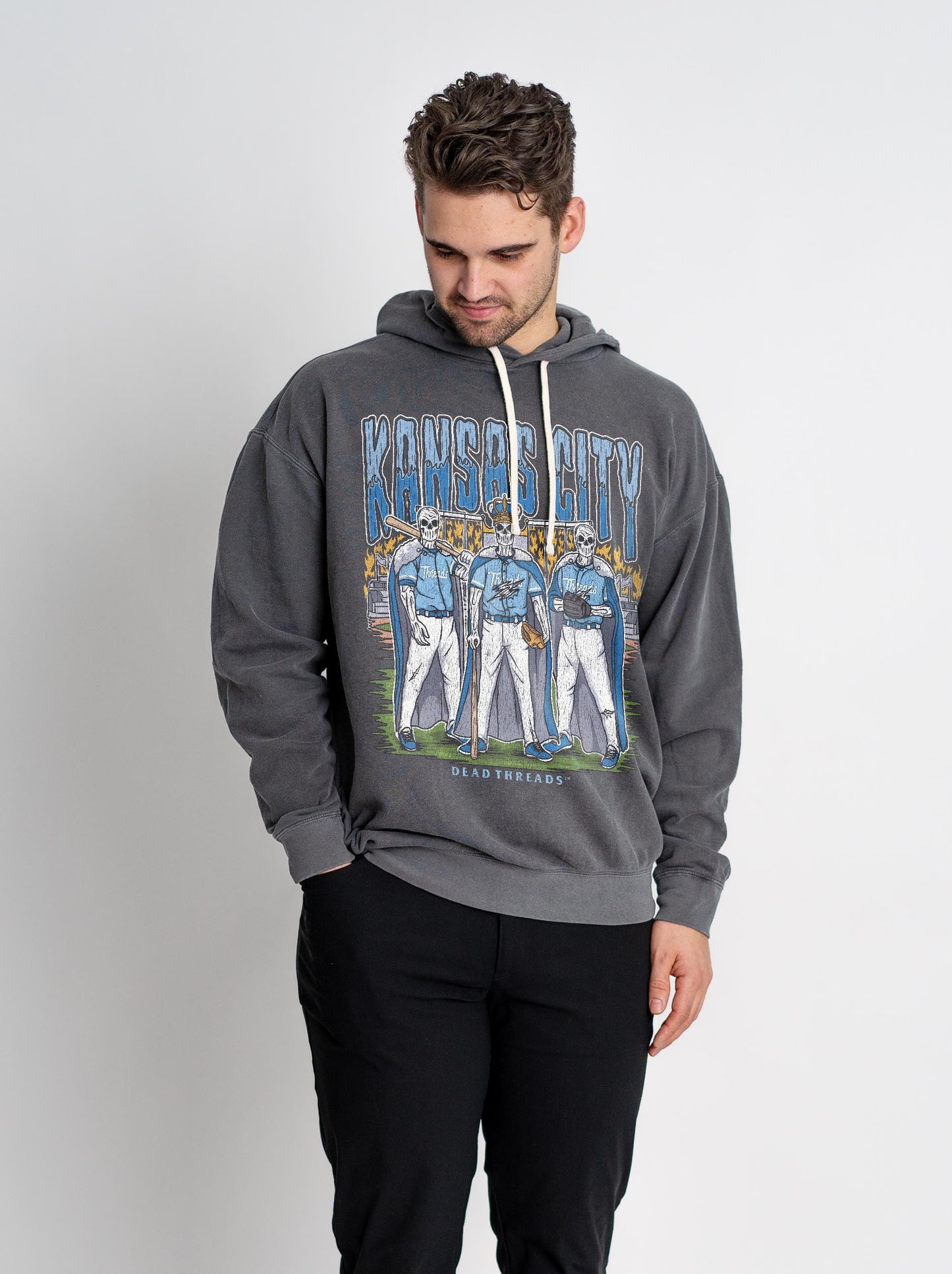 KANSAS CITY BASEBALL - LIGHTWEIGHT HOODIE – Lightweight – Dead Threads Apparel