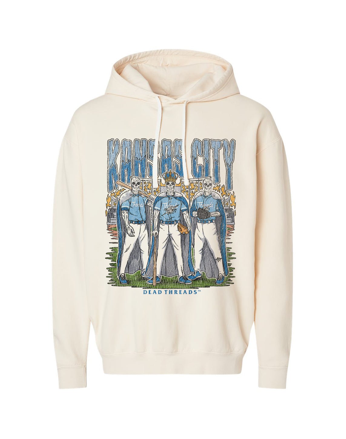 KANSAS CITY BASEBALL - LIGHTWEIGHT HOODIE – Lightweight – Dead Threads Apparel