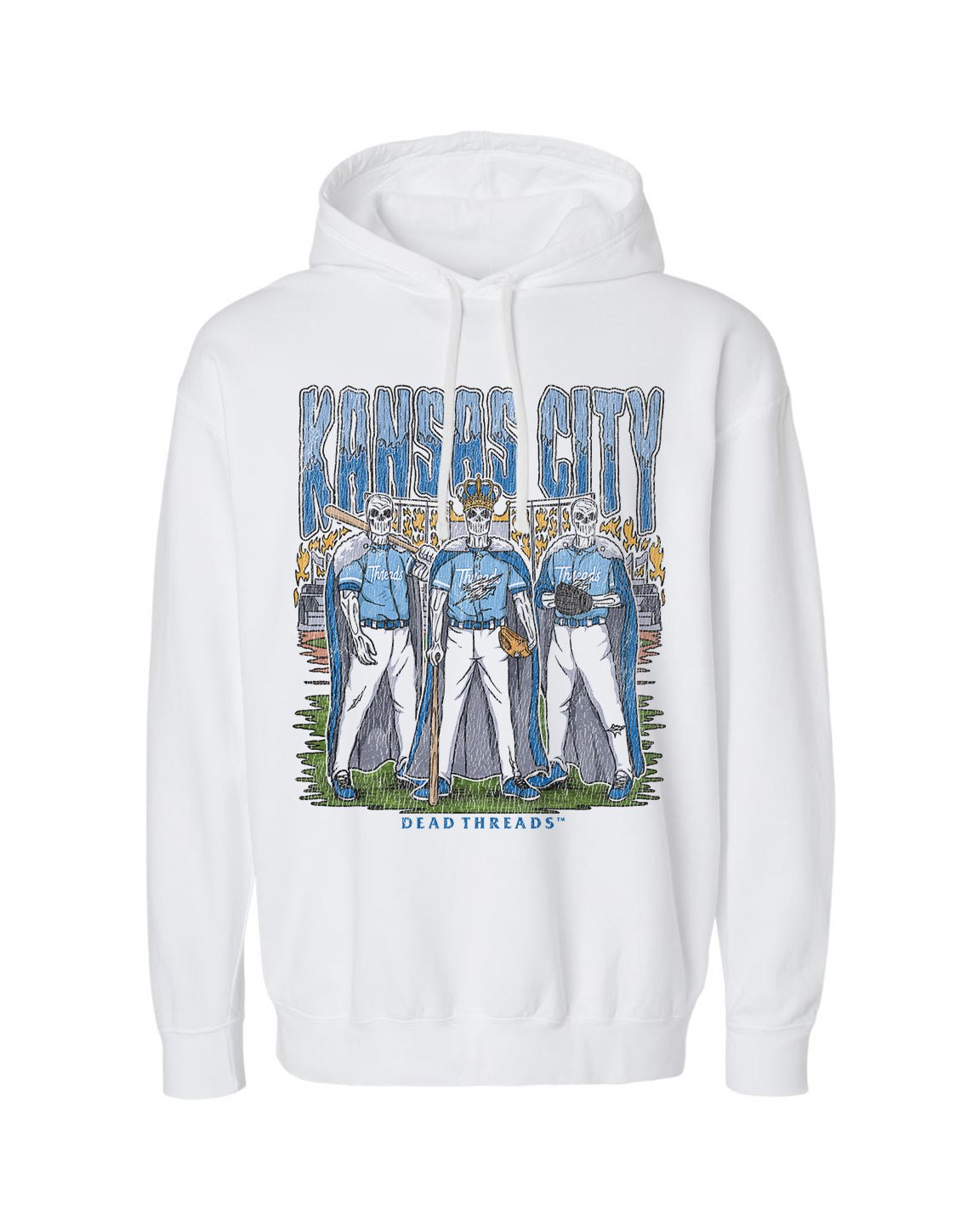 KANSAS CITY BASEBALL - LIGHTWEIGHT HOODIE – Lightweight – Dead Threads Apparel