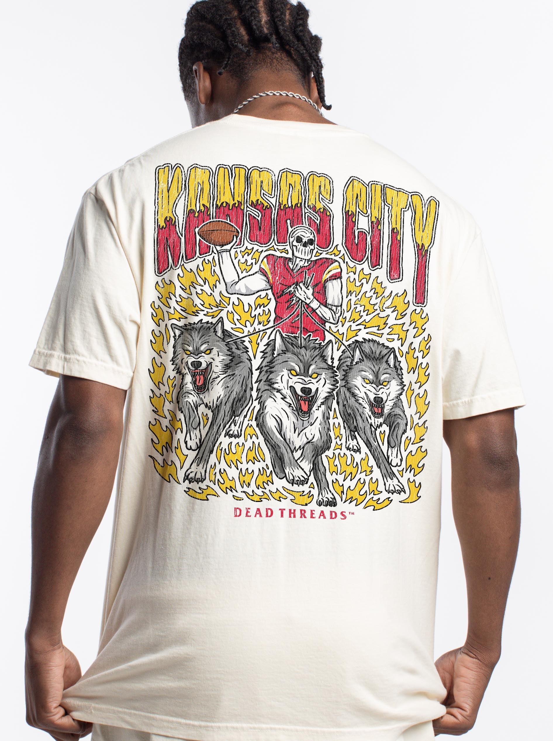 KANSAS CITY FOOTBALL v1 - “DT ESSENTIAL" PREMIUM T - SHIRT – T-Shirt – Dead Threads Apparel