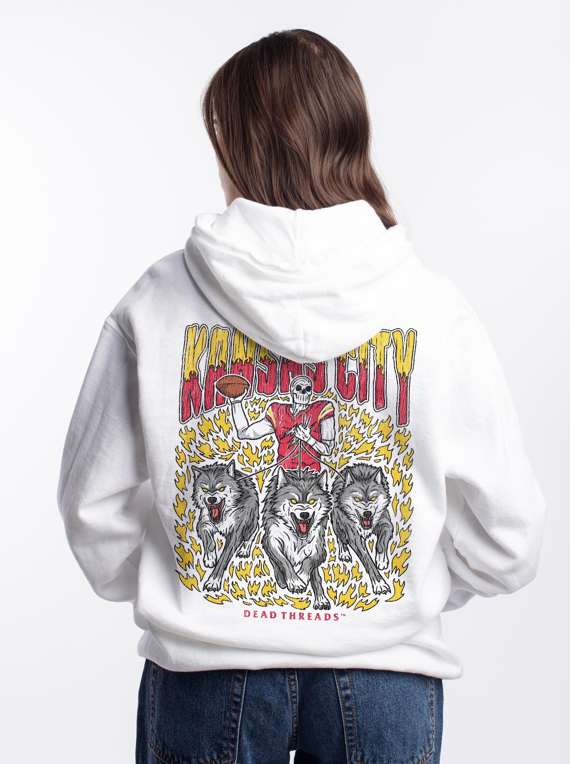 KANSAS CITY FOOTBALL v1 - HOODIE – Hoodie – Dead Threads Apparel