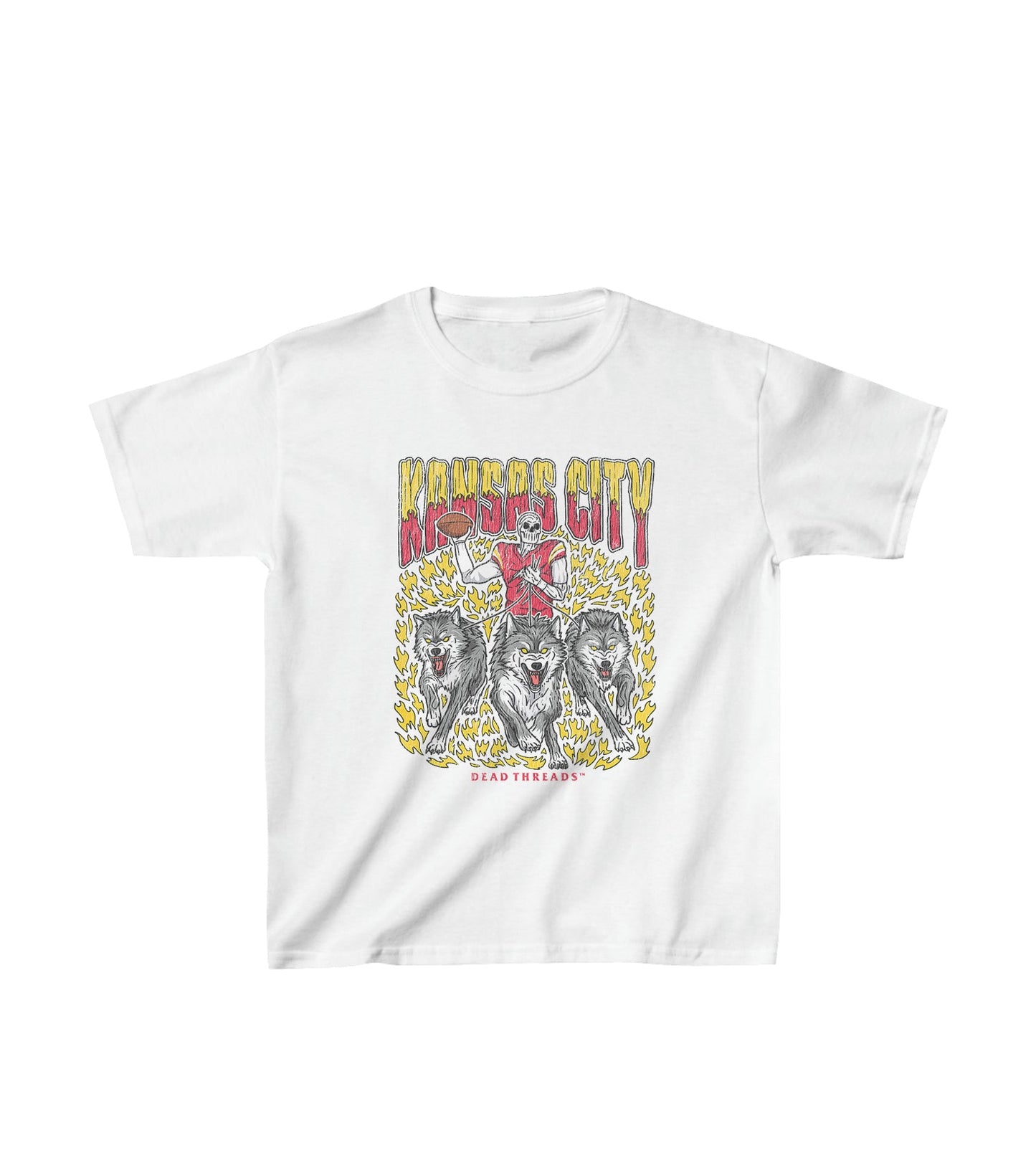 KANSAS CITY FOOTBALL v1 - KIDS – Kids clothes – Dead Threads Apparel