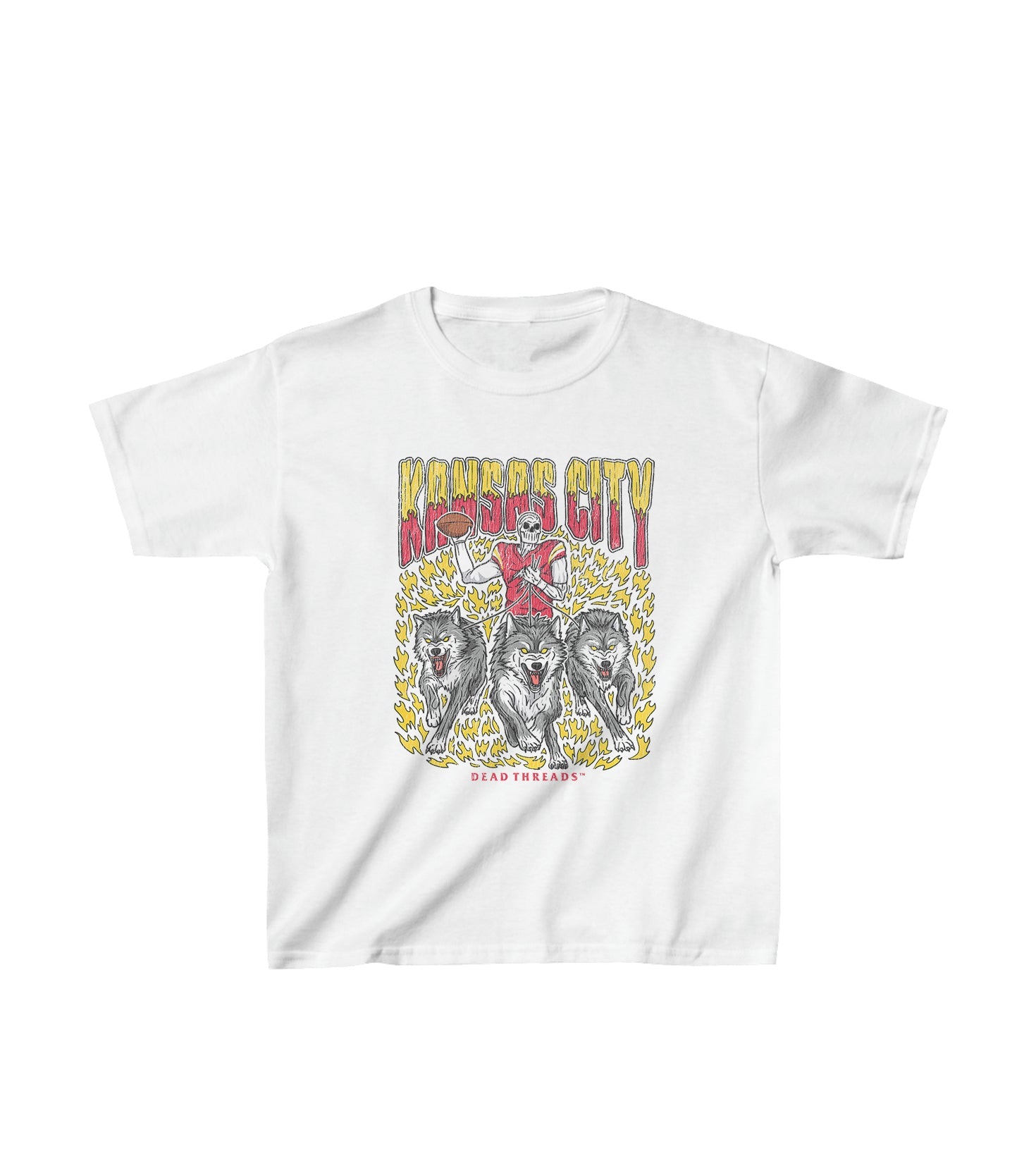 KANSAS CITY FOOTBALL v1 - KIDS – Kids clothes – Dead Threads Apparel