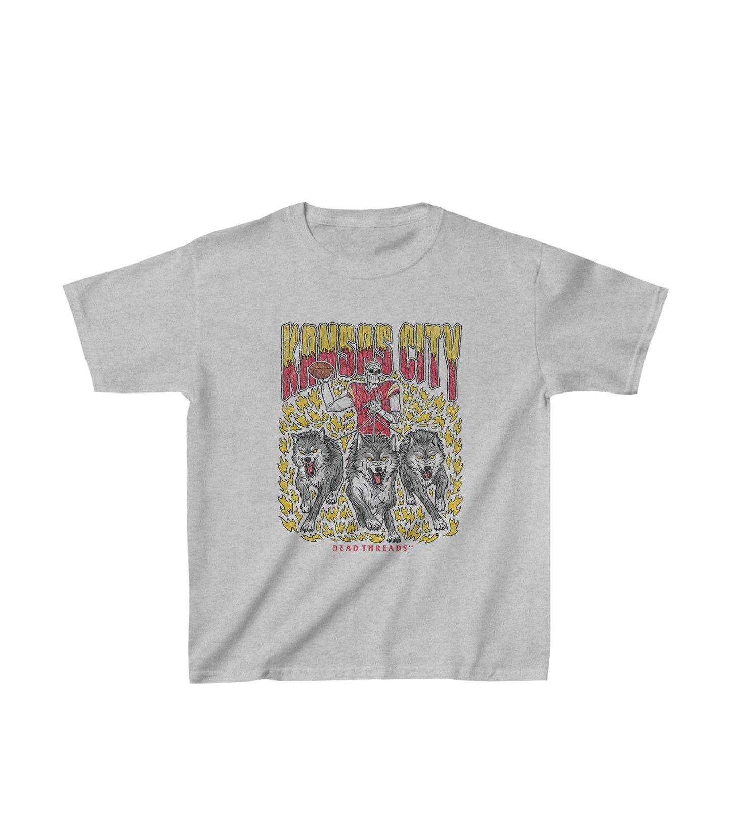 KANSAS CITY FOOTBALL v1 - KIDS – Kids clothes – Dead Threads Apparel