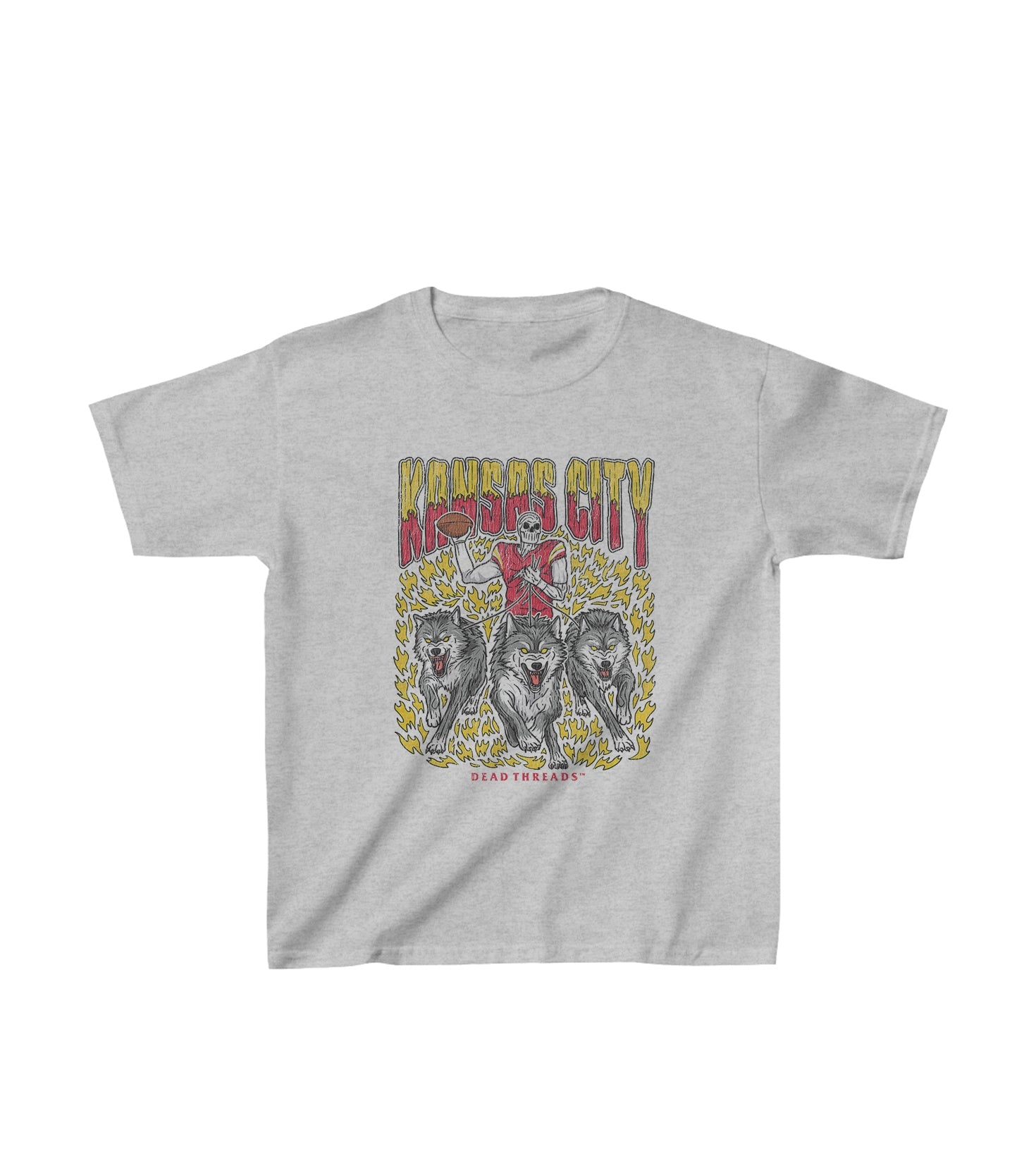 KANSAS CITY FOOTBALL v1 - KIDS – Kids clothes – Dead Threads Apparel