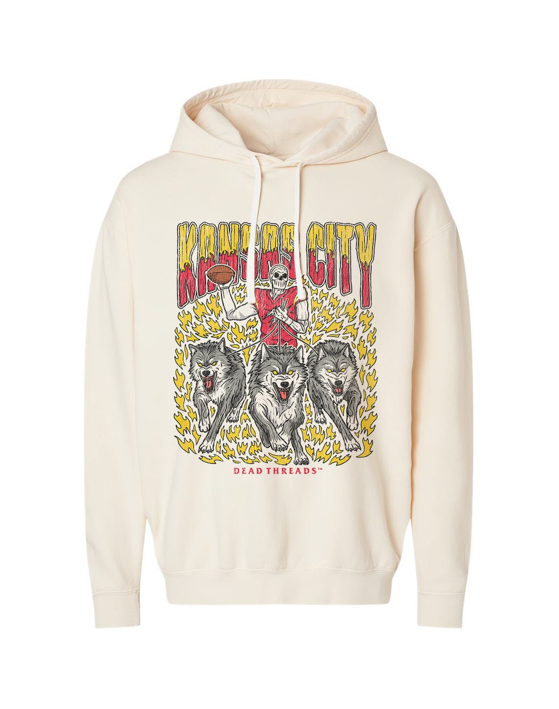 KANSAS CITY FOOTBALL v1 - LIGHTWEIGHT HOODIE – Lightweight – Dead Threads Apparel