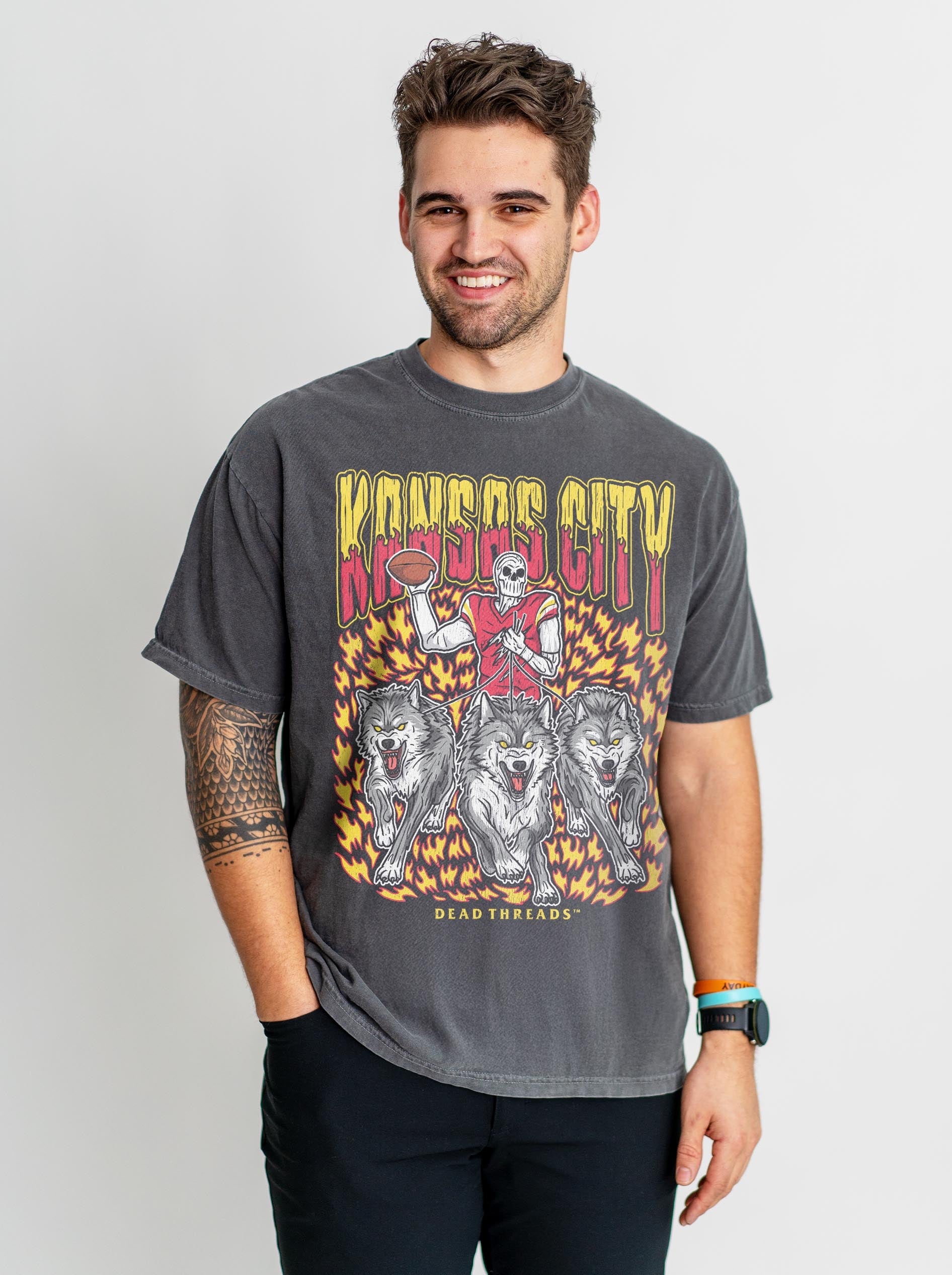 KANSAS CITY FOOTBALL v1 – T-Shirt – Dead Threads Apparel