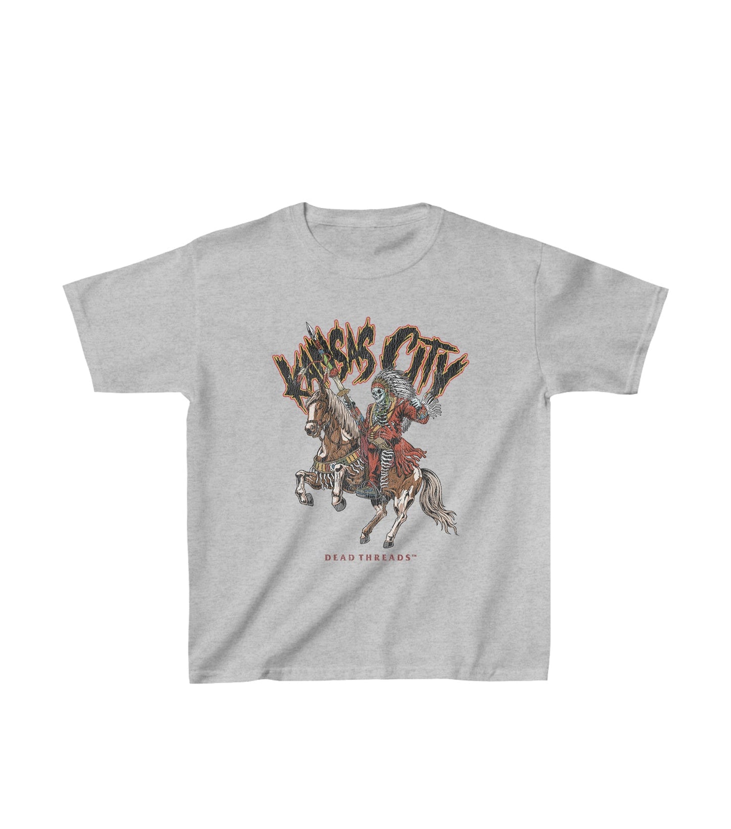 KANSAS CITY FOOTBALL v2 - KIDS – Kids clothes – Dead Threads Apparel