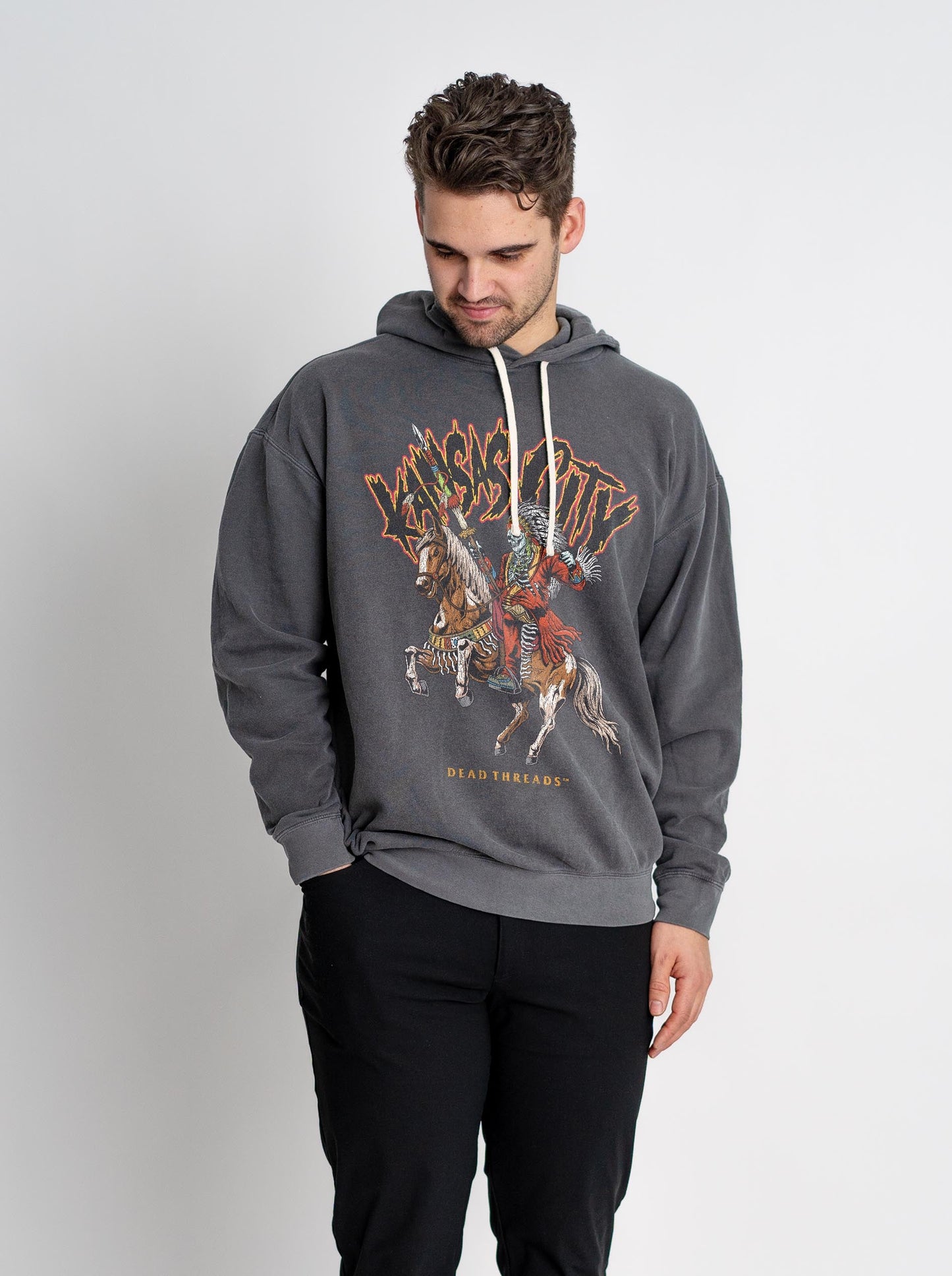 KANSAS CITY FOOTBALL v2 - LIGHTWEIGHT HOODIE – Lightweight – Dead Threads Apparel