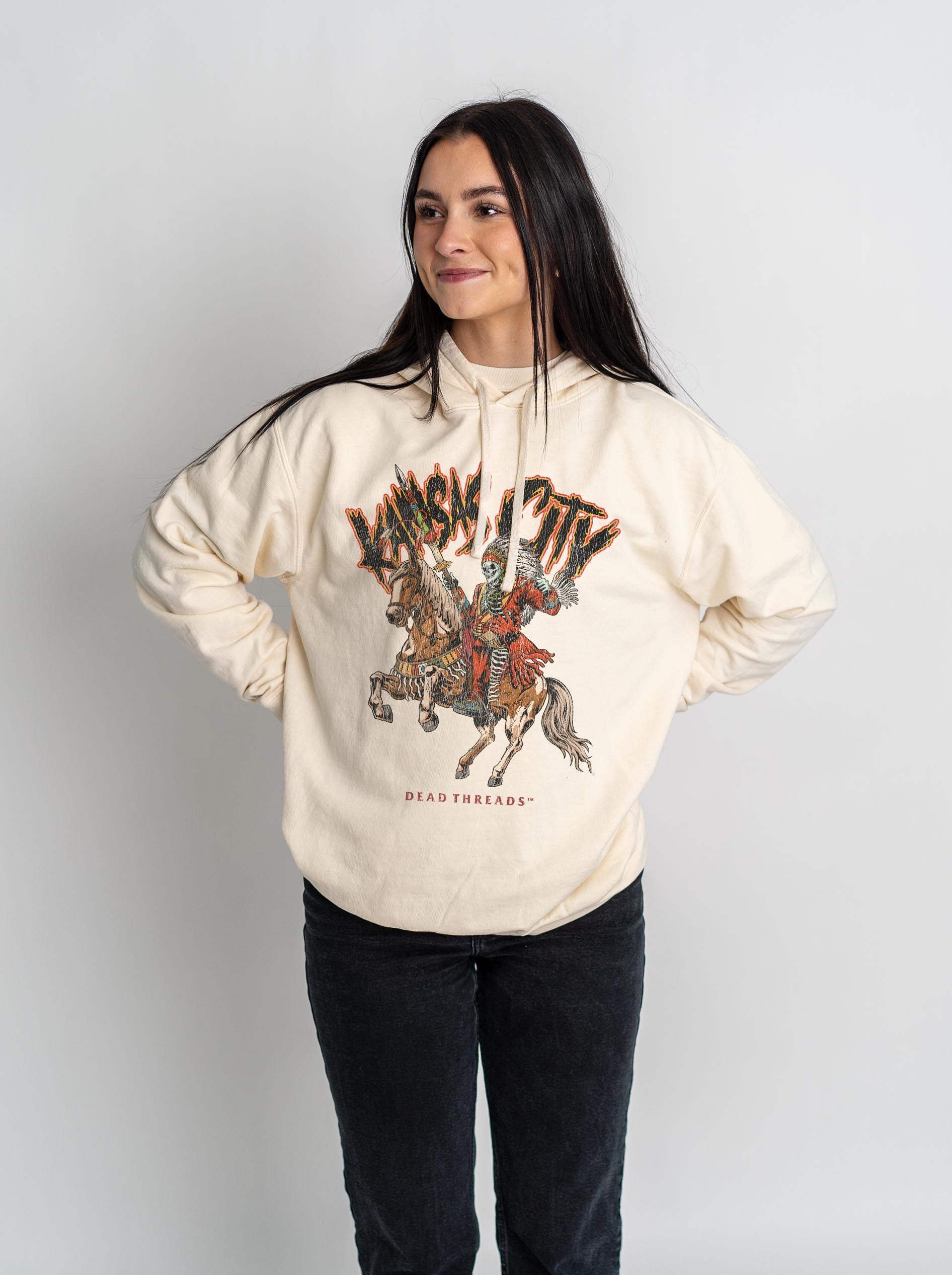 KANSAS CITY FOOTBALL v2 - LIGHTWEIGHT HOODIE – Lightweight – Dead Threads Apparel