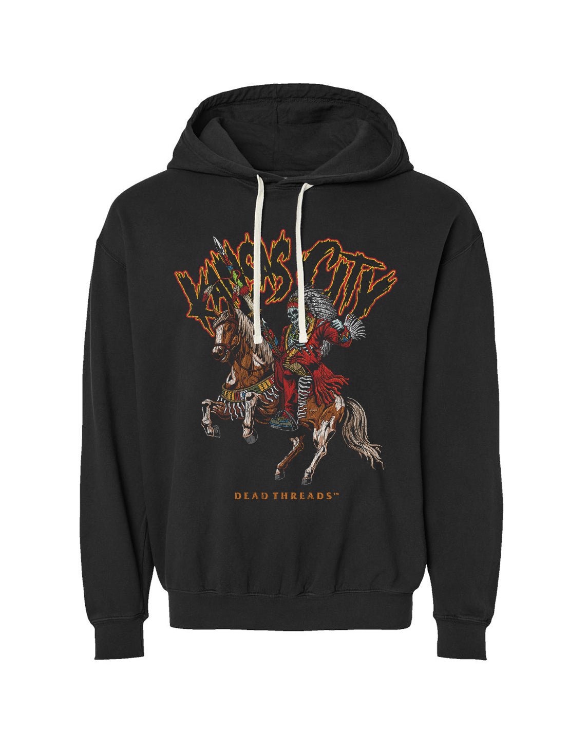 KANSAS CITY FOOTBALL v2 - LIGHTWEIGHT HOODIE – Lightweight – Dead Threads Apparel