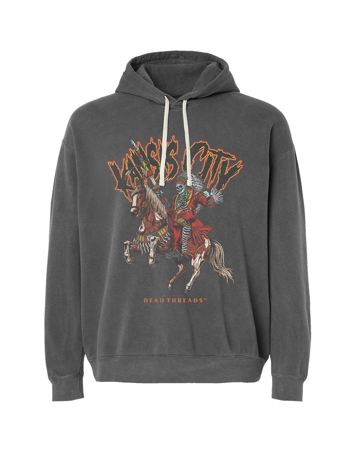 KANSAS CITY FOOTBALL v2 - LIGHTWEIGHT HOODIE – Lightweight – Dead Threads Apparel