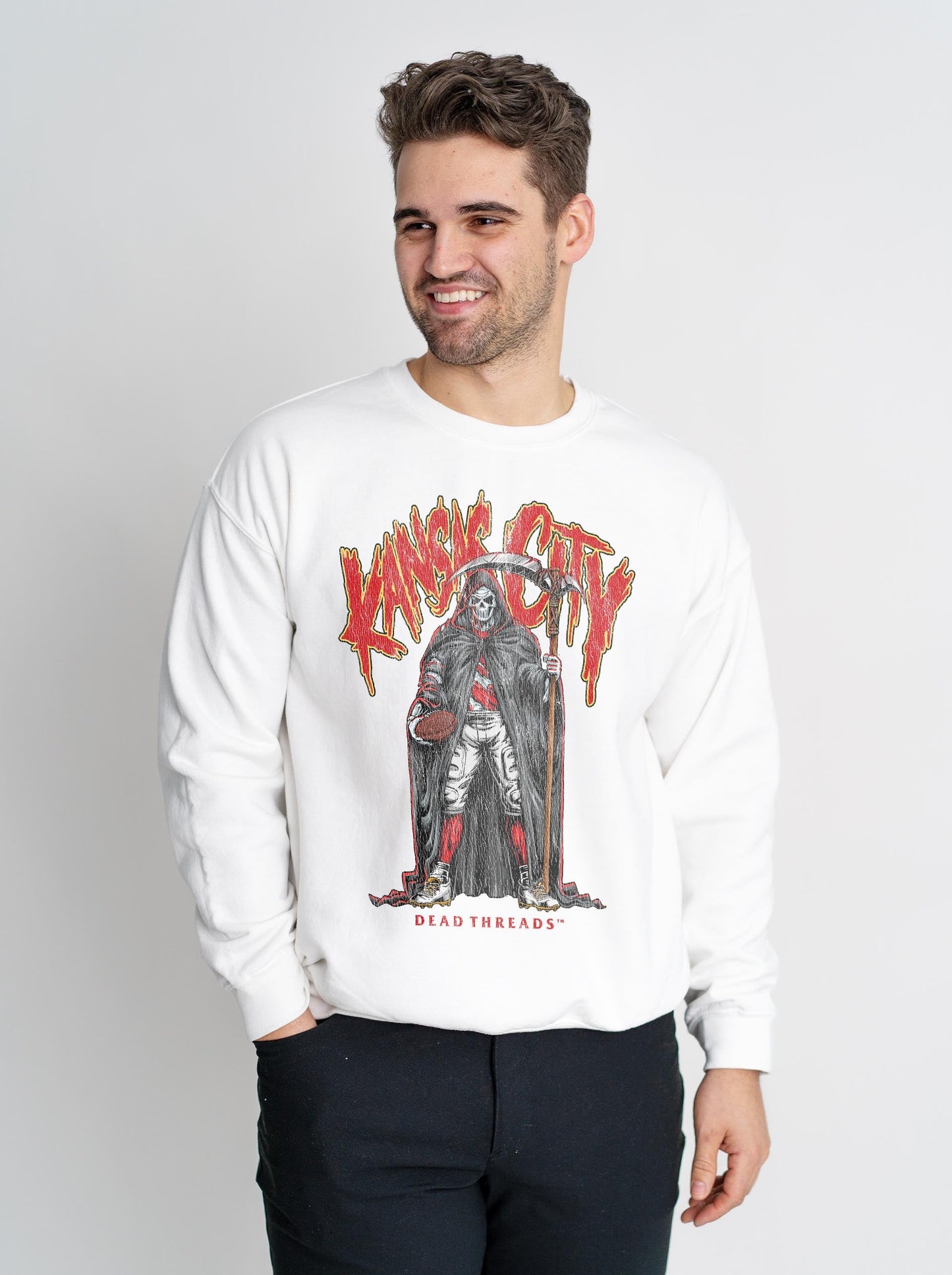 KANSAS CITY REAPER CREWNECK SWEATSHIRT – Sweatshirt – Dead Threads Apparel