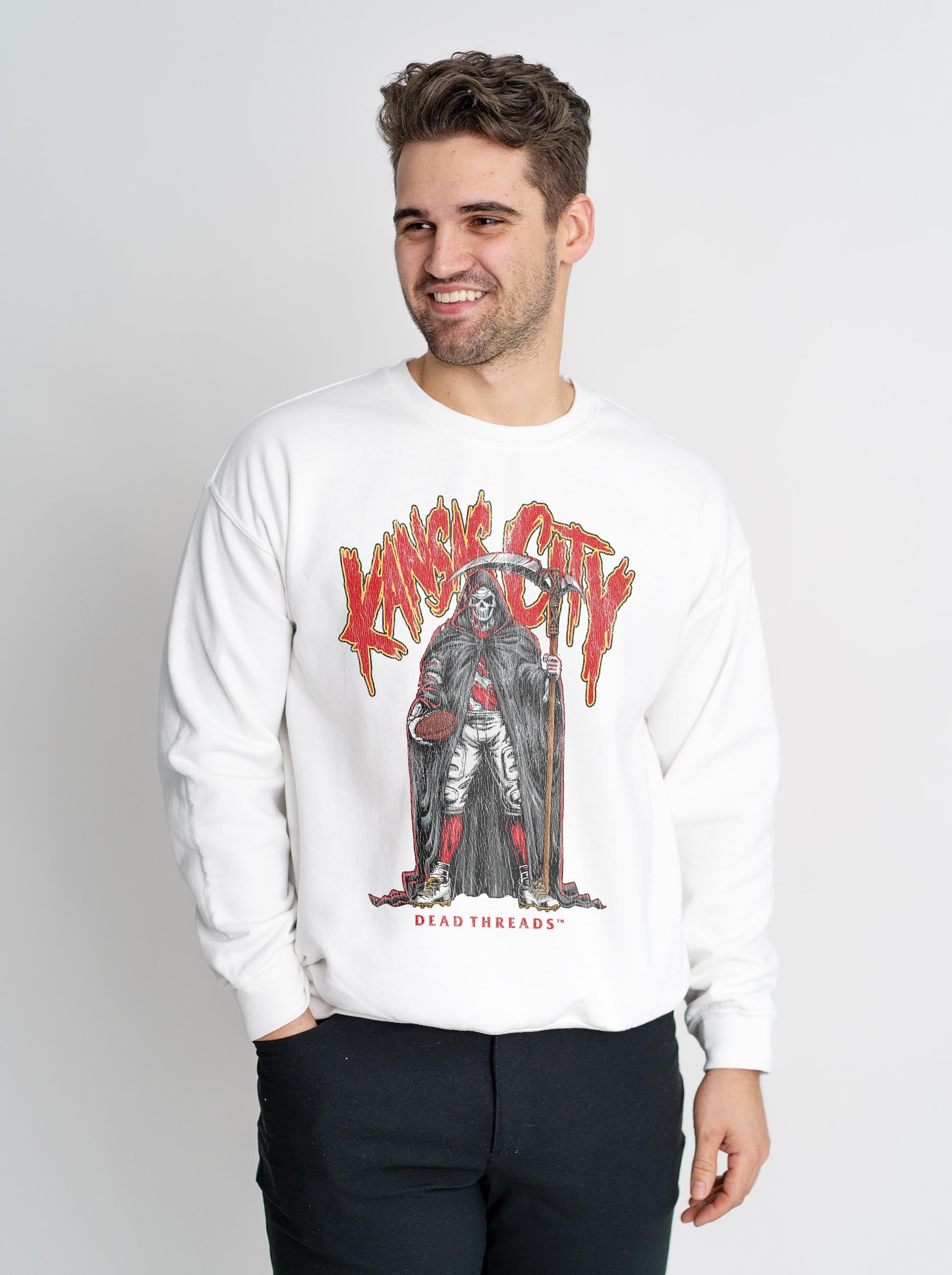 KANSAS CITY REAPER CREWNECK SWEATSHIRT – Sweatshirt – Dead Threads Apparel