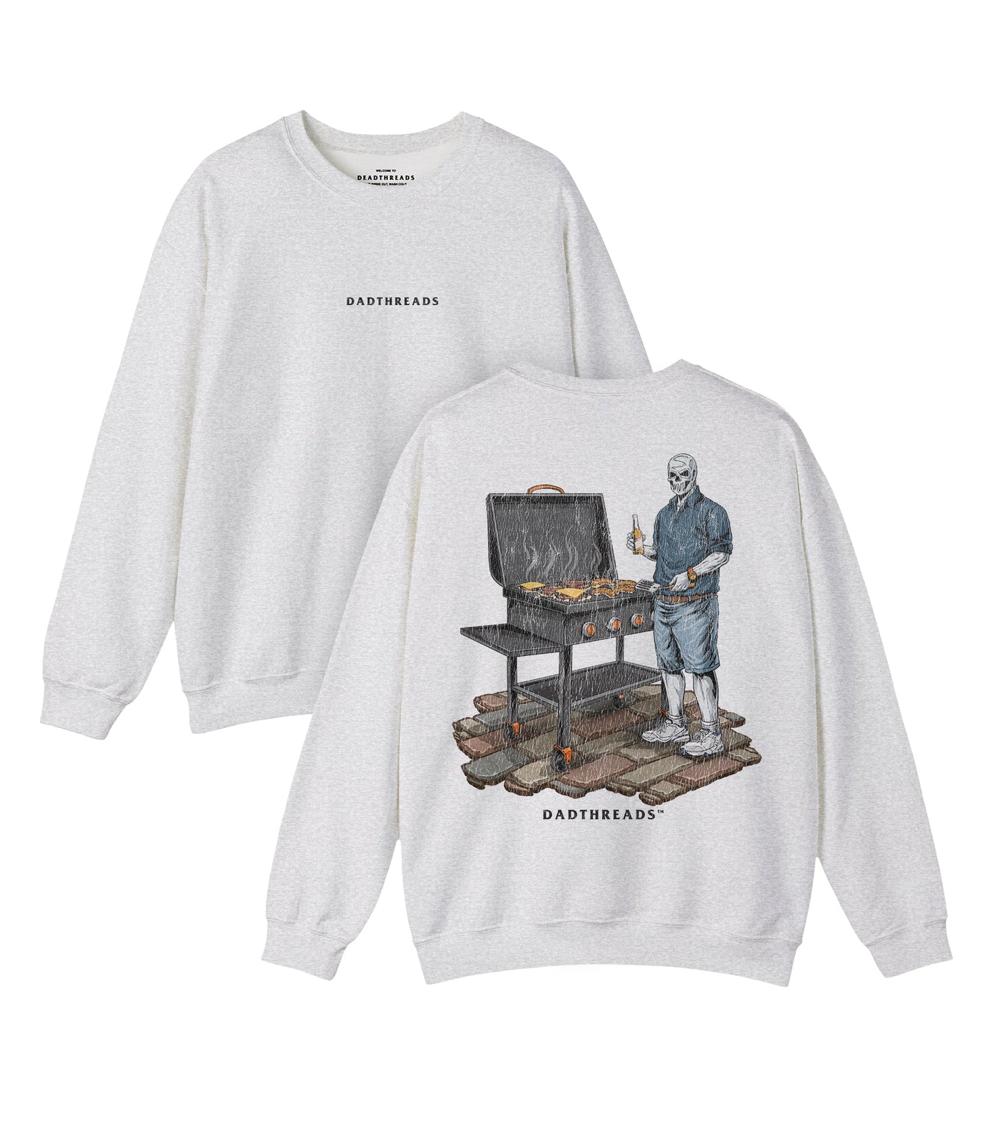 KILL TO GRILL - “DT ESSENTIAL" CREWNECK SWEATSHIRT – Sweatshirt – Dead Threads Apparel