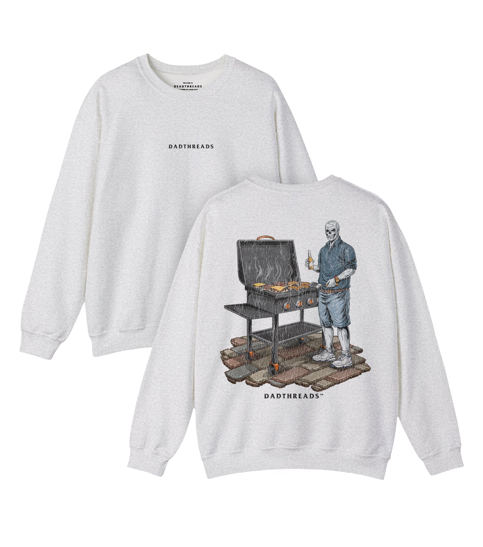 KILL TO GRILL - “DT ESSENTIAL" CREWNECK SWEATSHIRT – Sweatshirt – Dead Threads Apparel
