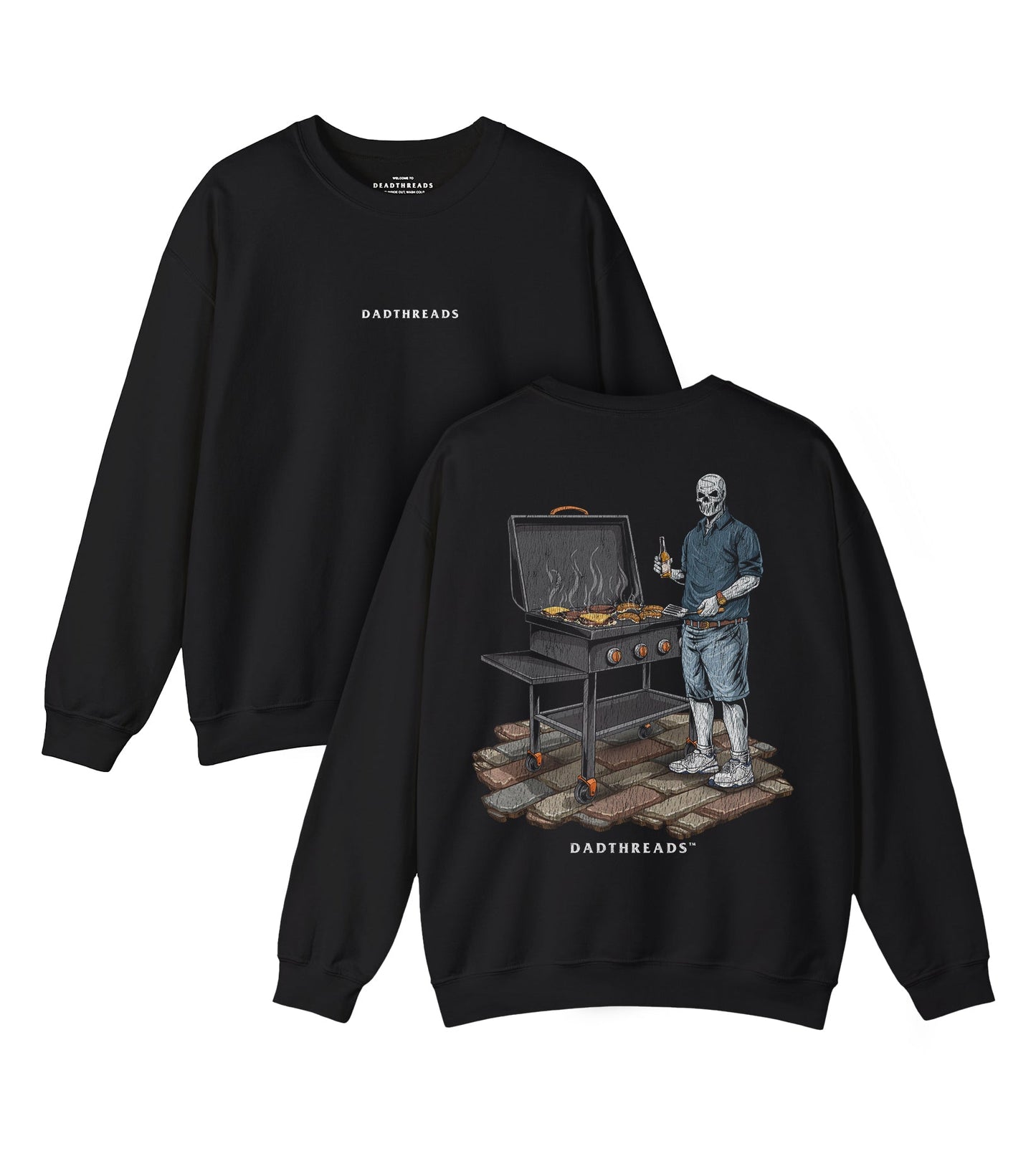 KILL TO GRILL - “DT ESSENTIAL" CREWNECK SWEATSHIRT – Sweatshirt – Dead Threads Apparel