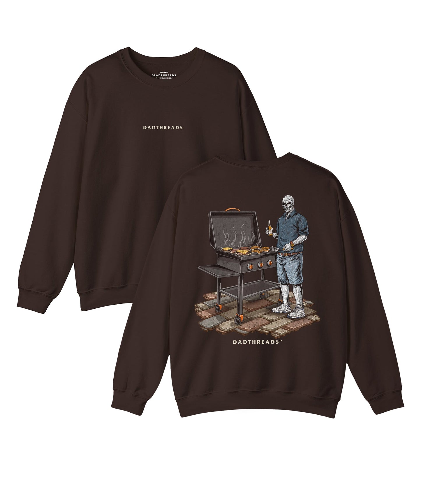 KILL TO GRILL - “DT ESSENTIAL" CREWNECK SWEATSHIRT – Sweatshirt – Dead Threads Apparel