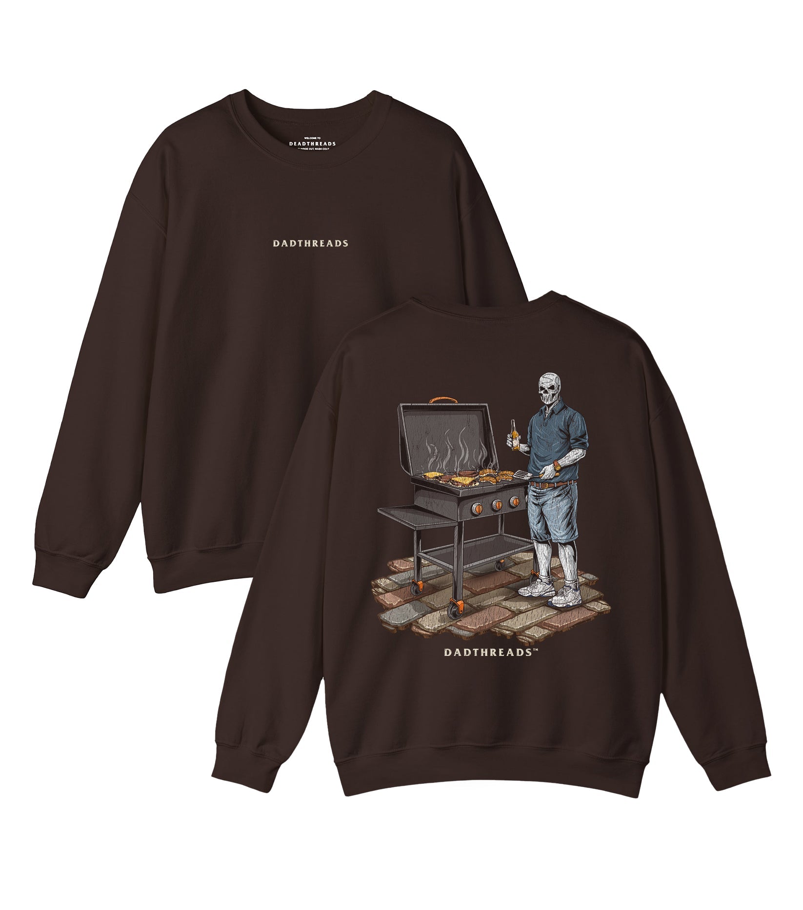 KILL TO GRILL - “DT ESSENTIAL" CREWNECK SWEATSHIRT – Sweatshirt – Dead Threads Apparel